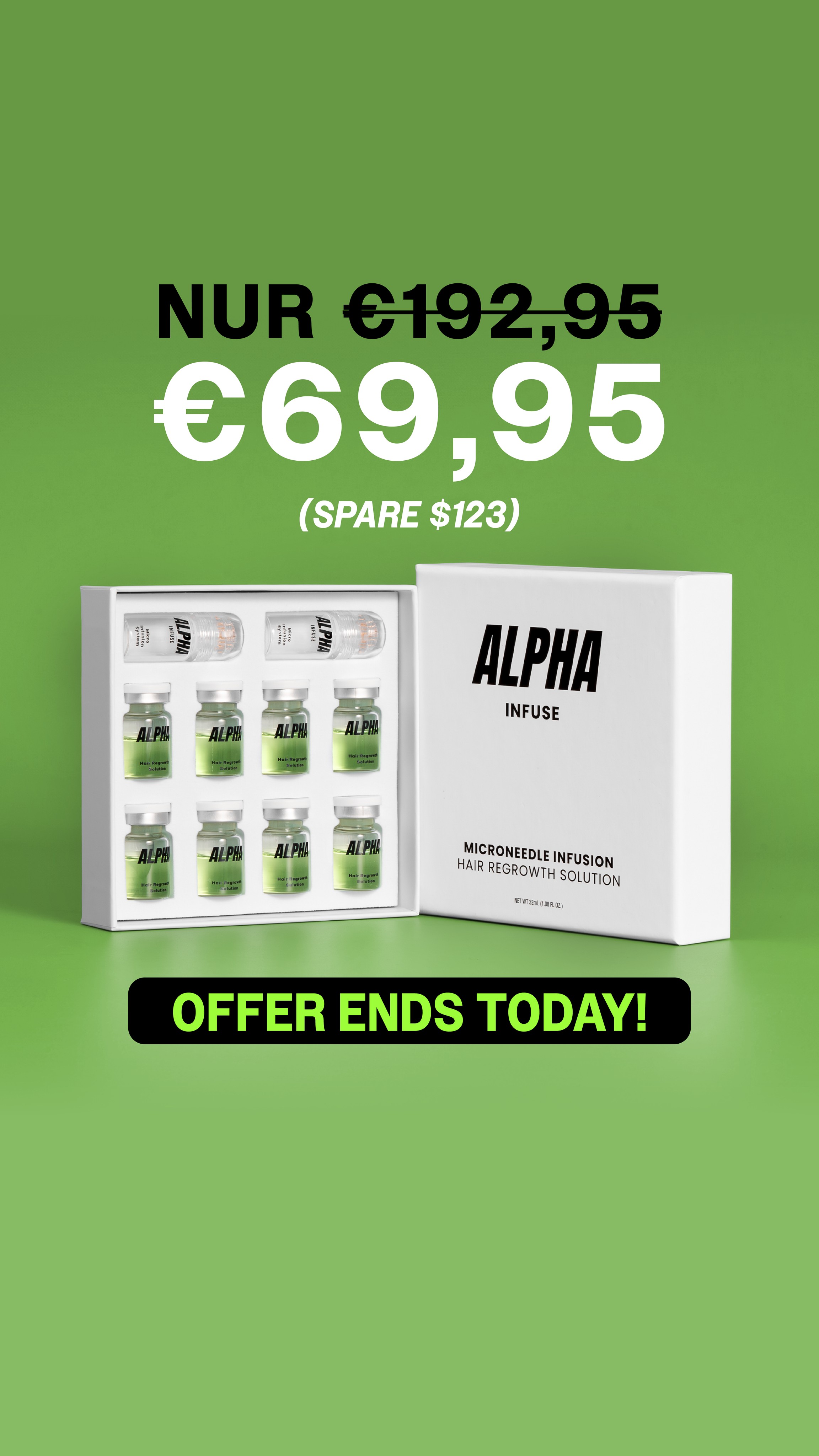 AlphaInfuse Facebook ad
