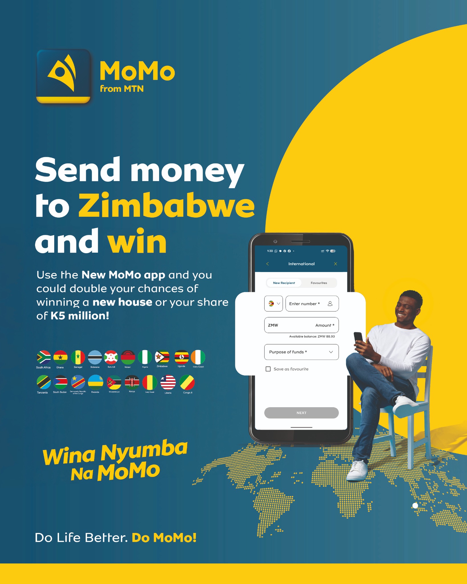MoMo From MTN ZM Facebook ad