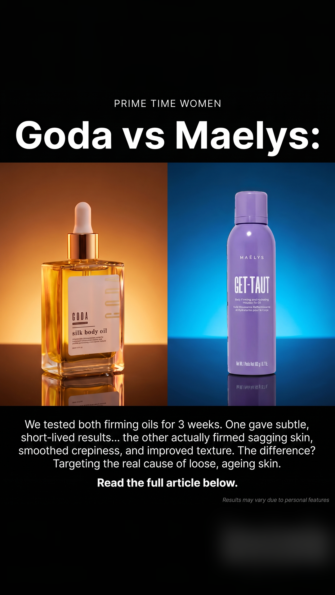 Prime Time Women Facebook ad