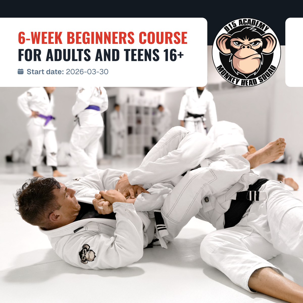 D15 Academy Brazilian Jiu Jitsu Facebook ad