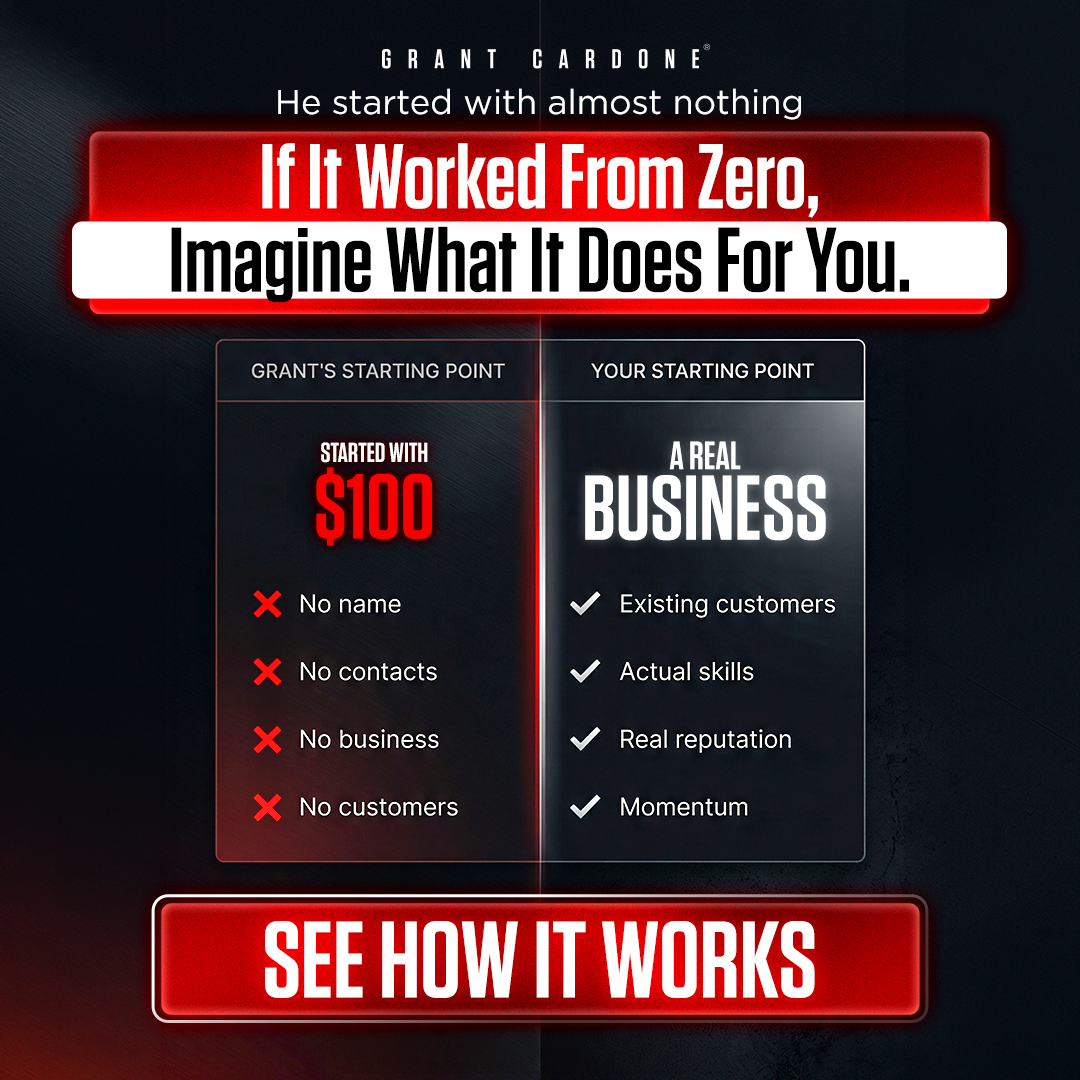 Grant Cardone Enterprises Facebook ad