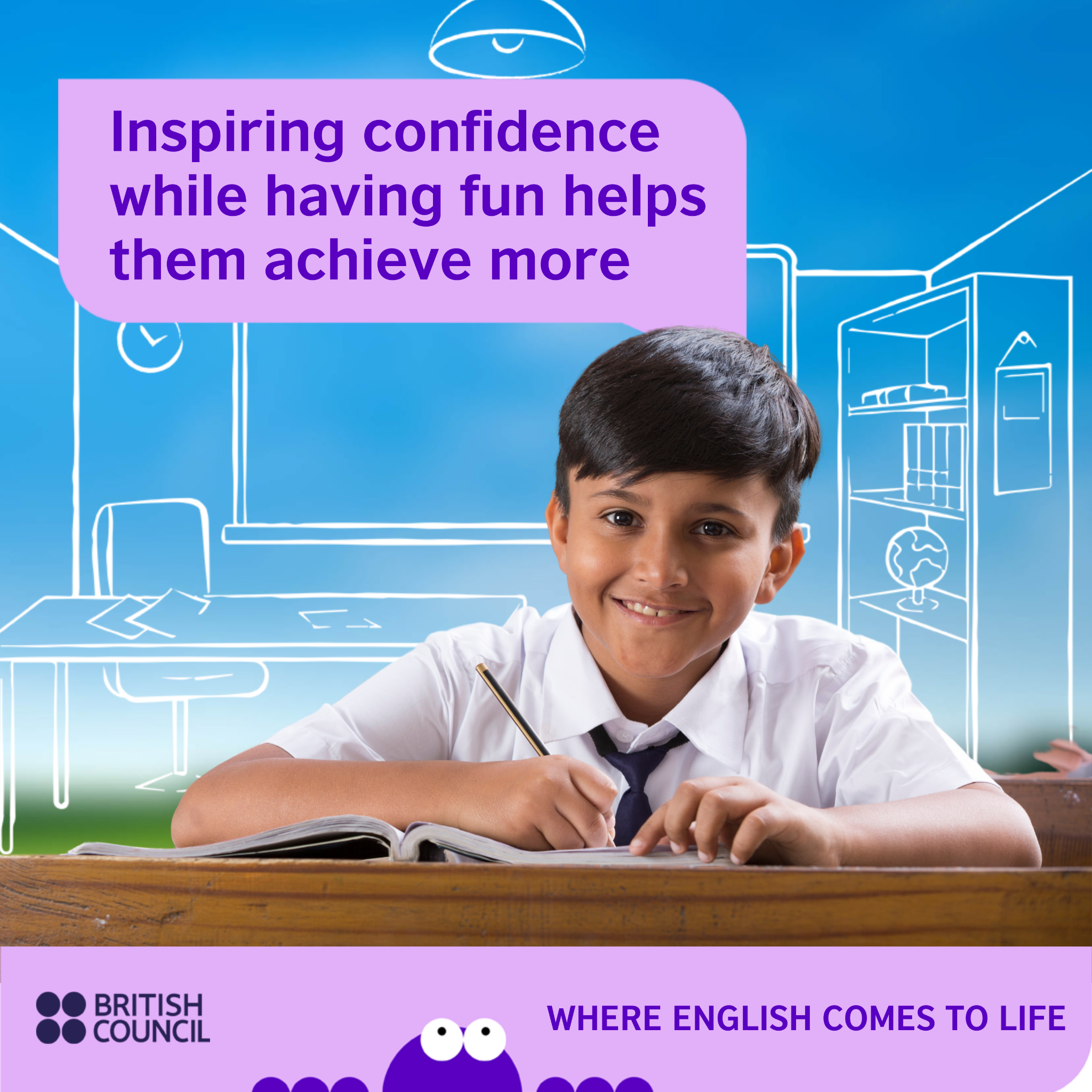 British Council India Facebook ad
