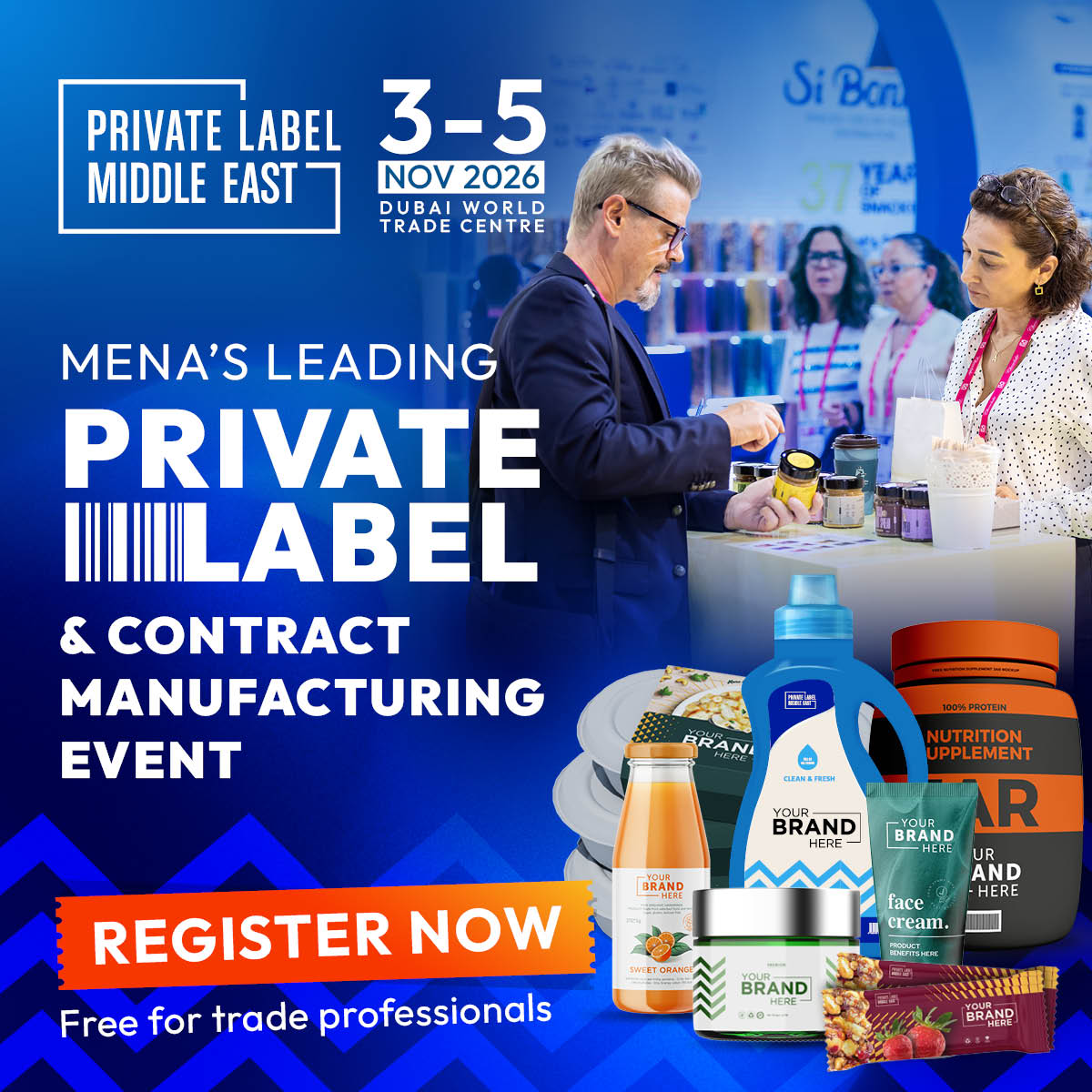 Private Label Middle East Facebook ad: Private Label ME | 3-5 Nov