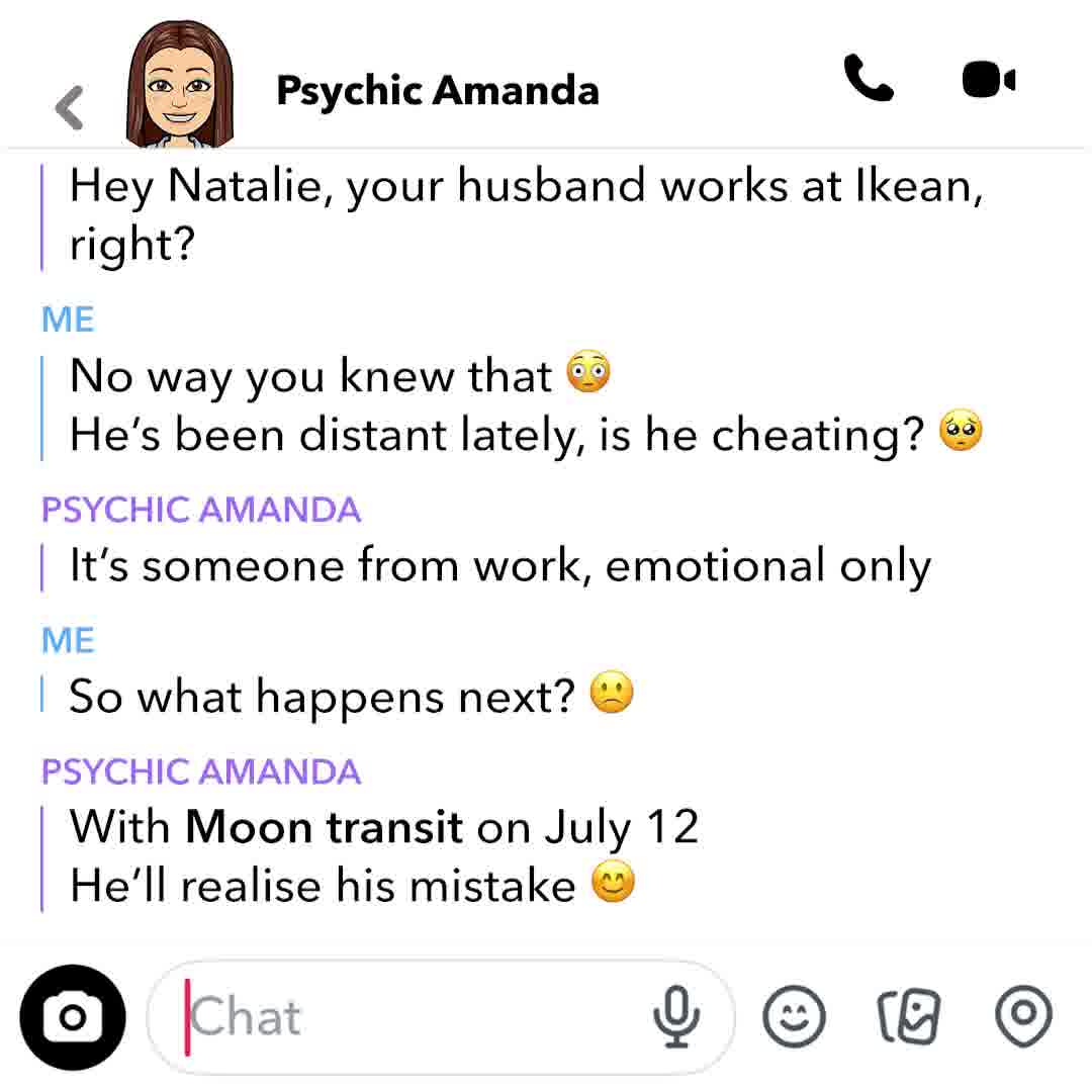 Astrotalk Facebook ad: First Chat Free!