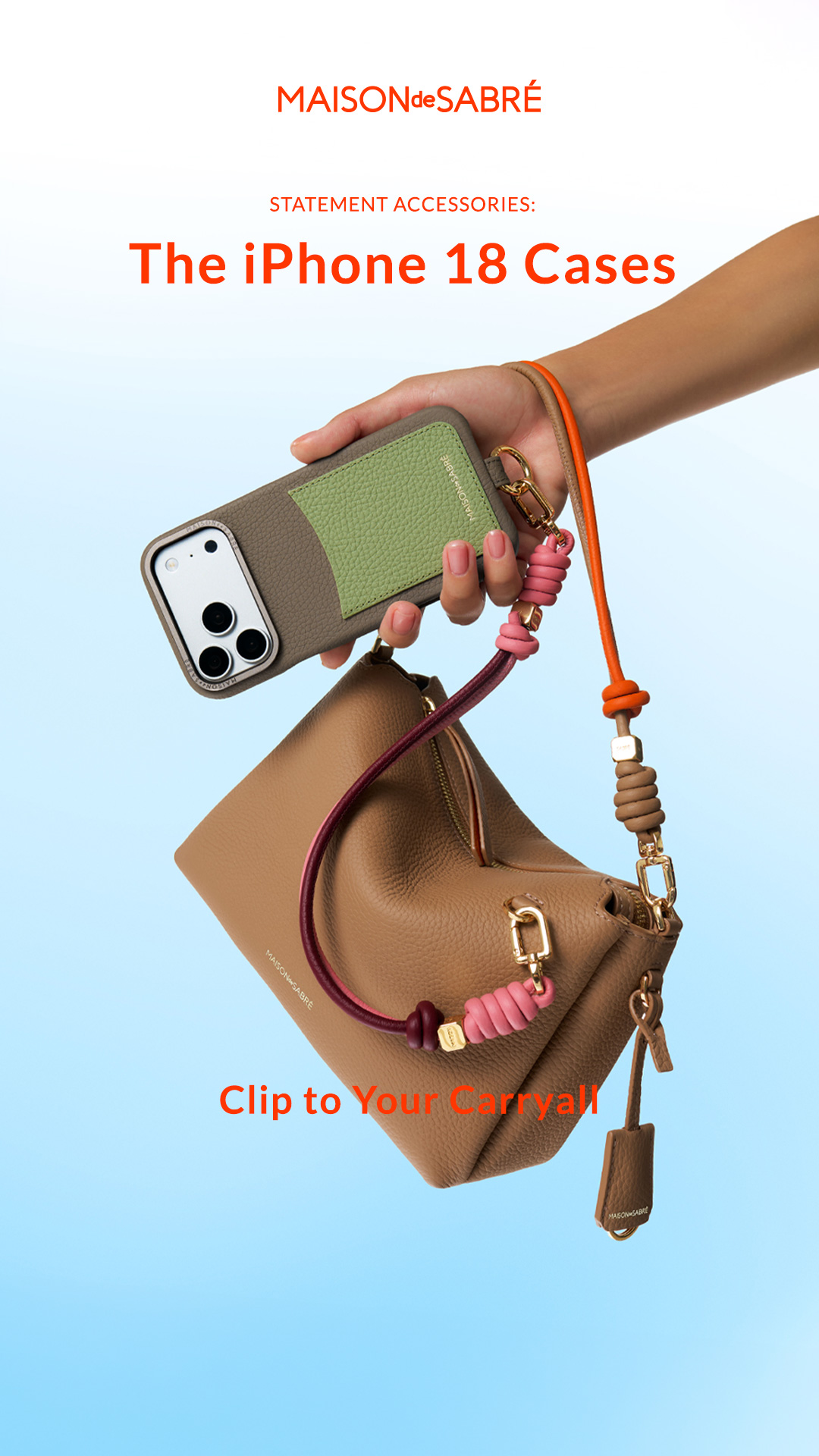 MAISON de SABRÉ Facebook ad: The iPhone 18 Cases | Bold Statement Tech