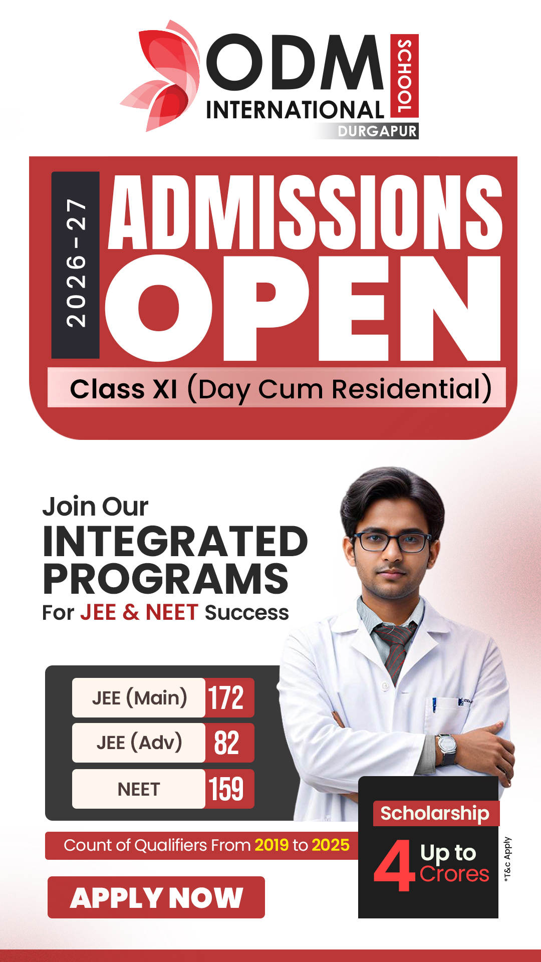 ODM International School Durgapur Facebook ad