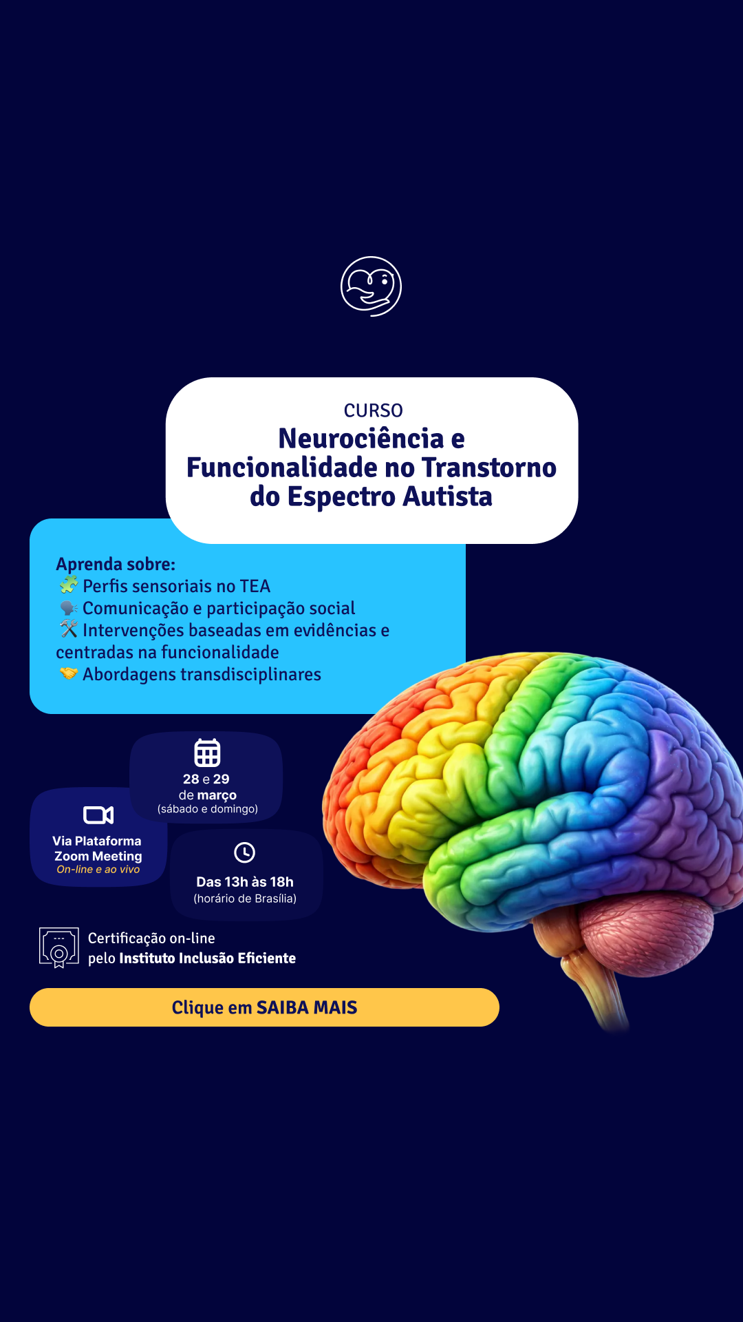 Inclusão Eficiente Facebook ad from Feb 17, 2026