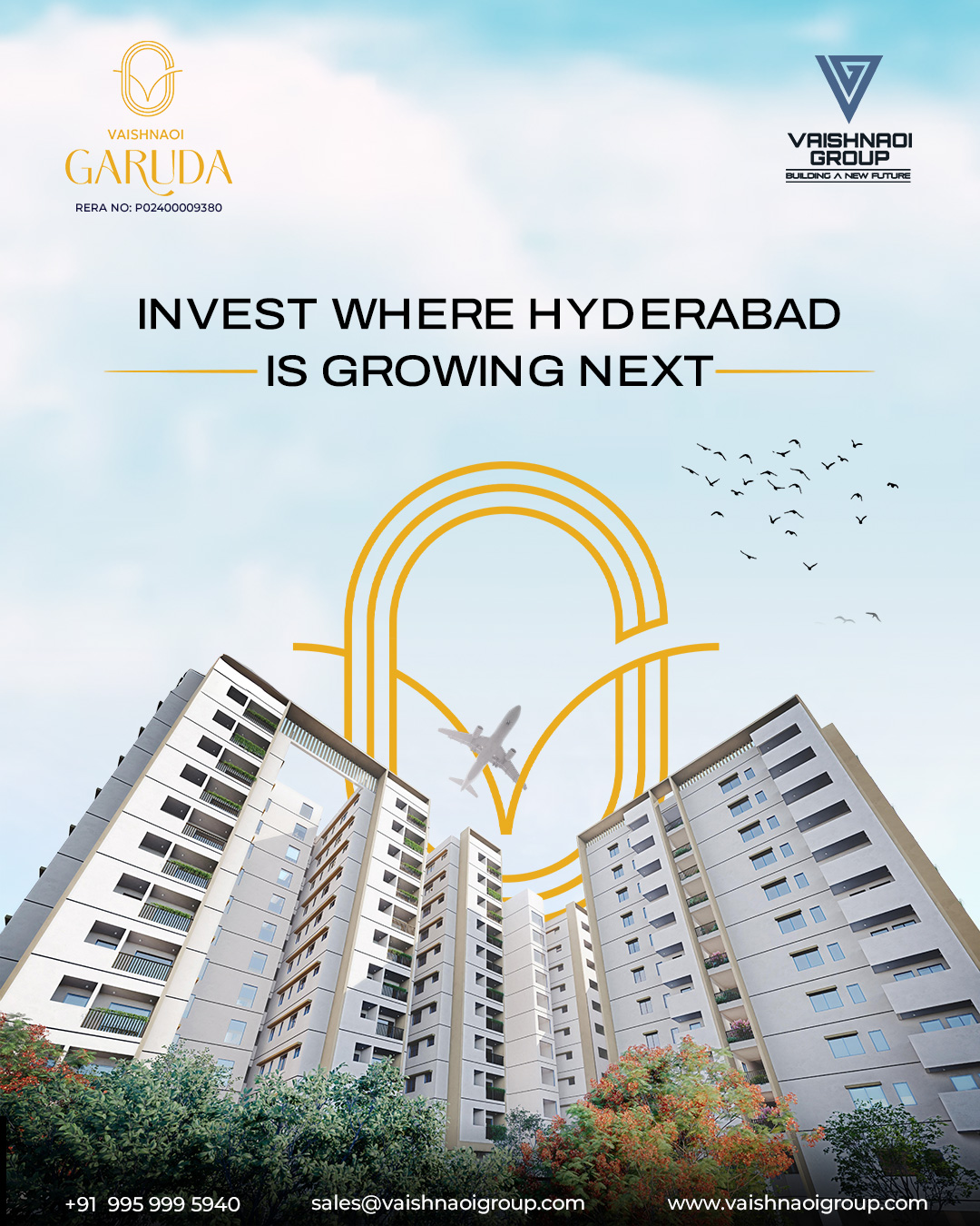 Vaishnaoi Group Facebook ad: Don’t just buy a home; invest in a…
