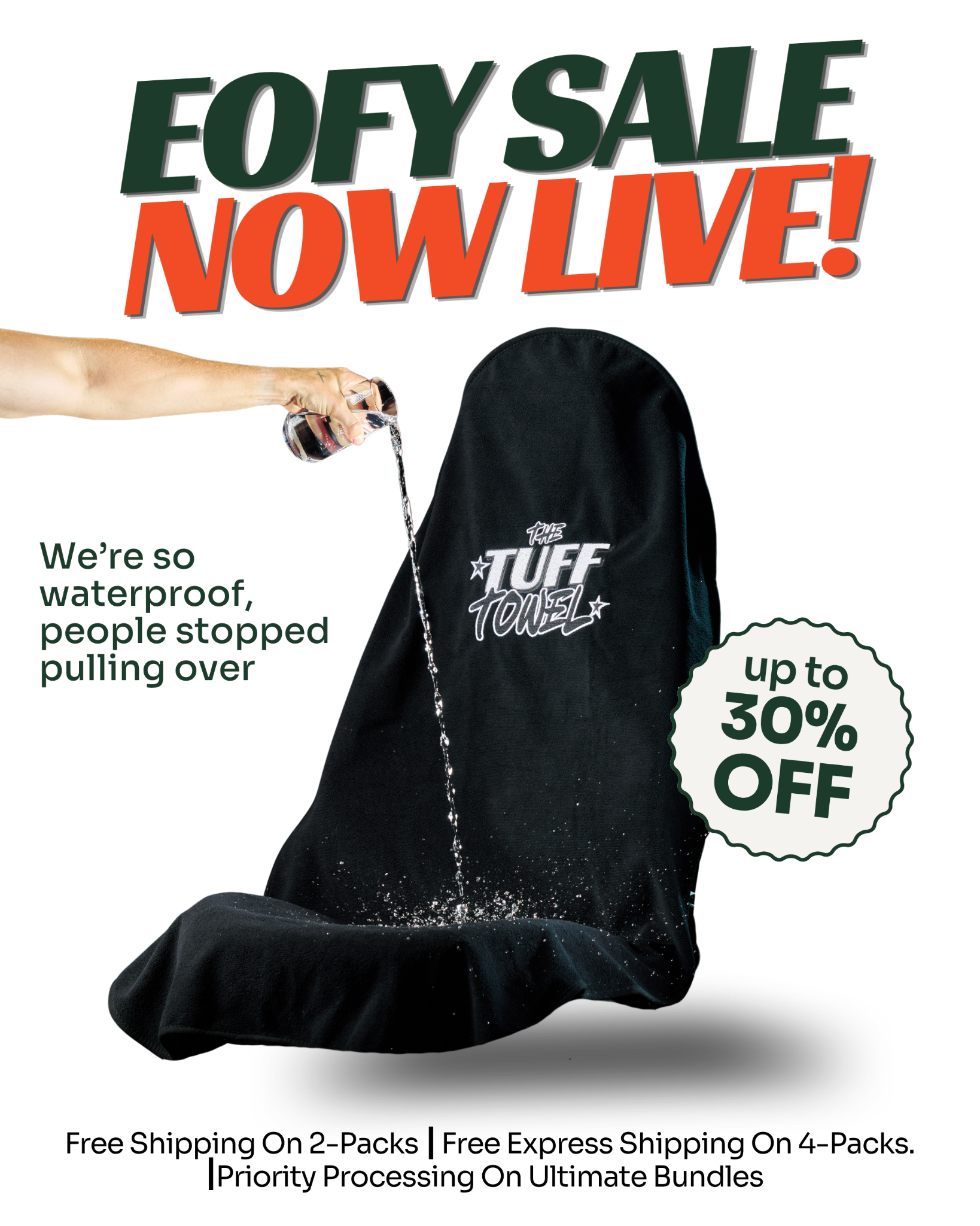 The Tuff Towel Facebook ad