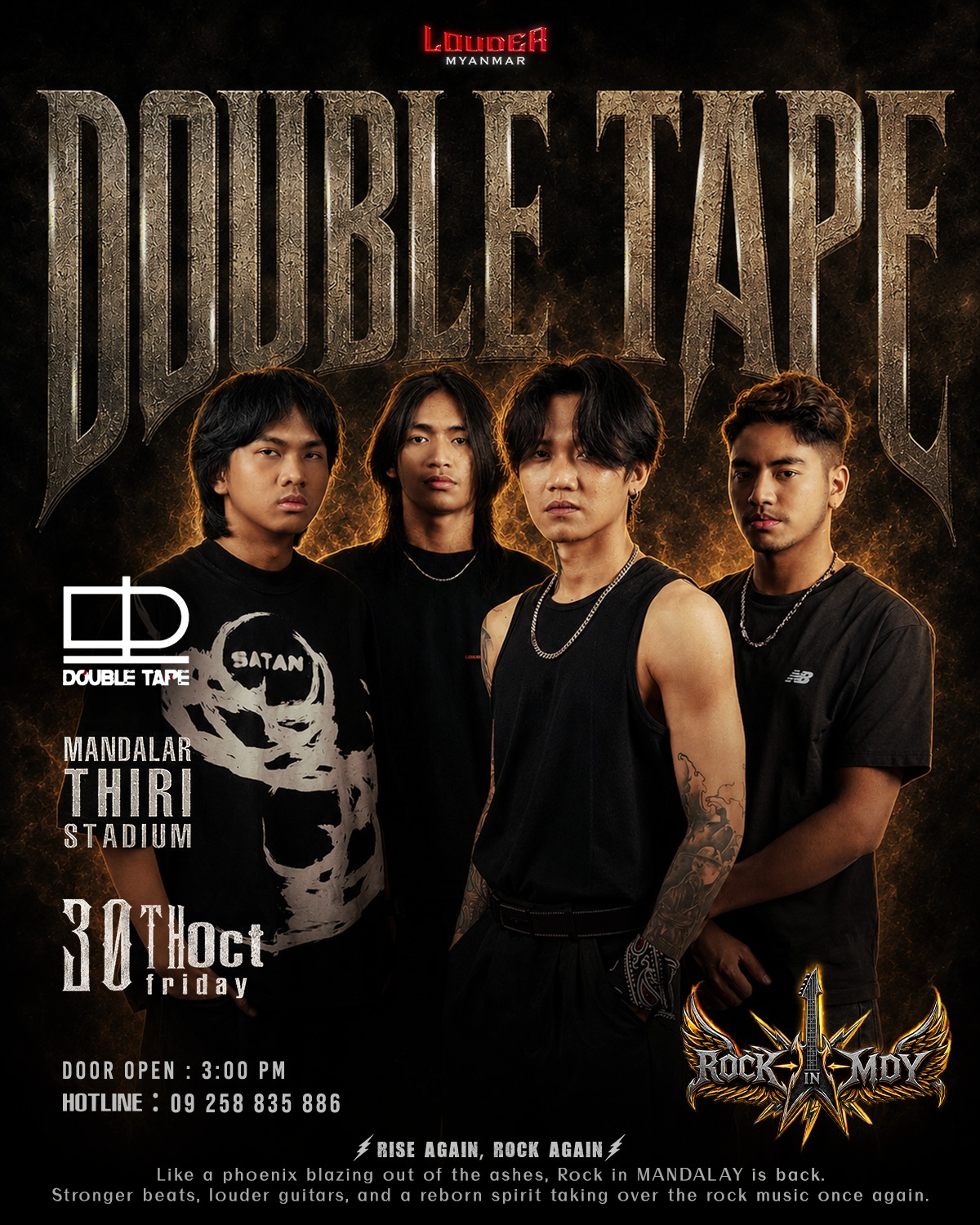 Rock in Mandalay Facebook ad: THE GENERATION-Z ROCK POWER: DOUBLE TAPE LIVE IN…