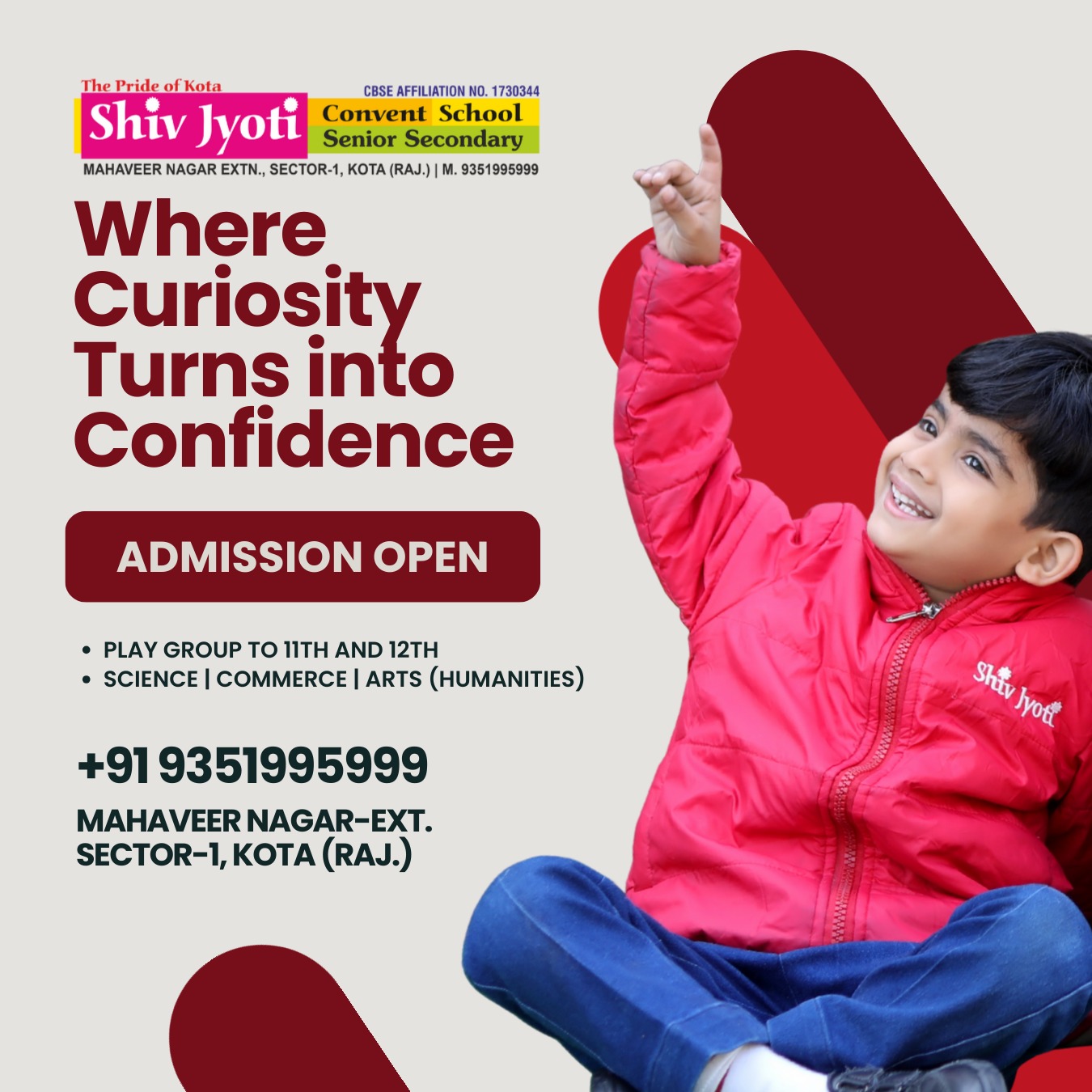 Shiv Jyoti Convent School Facebook ad