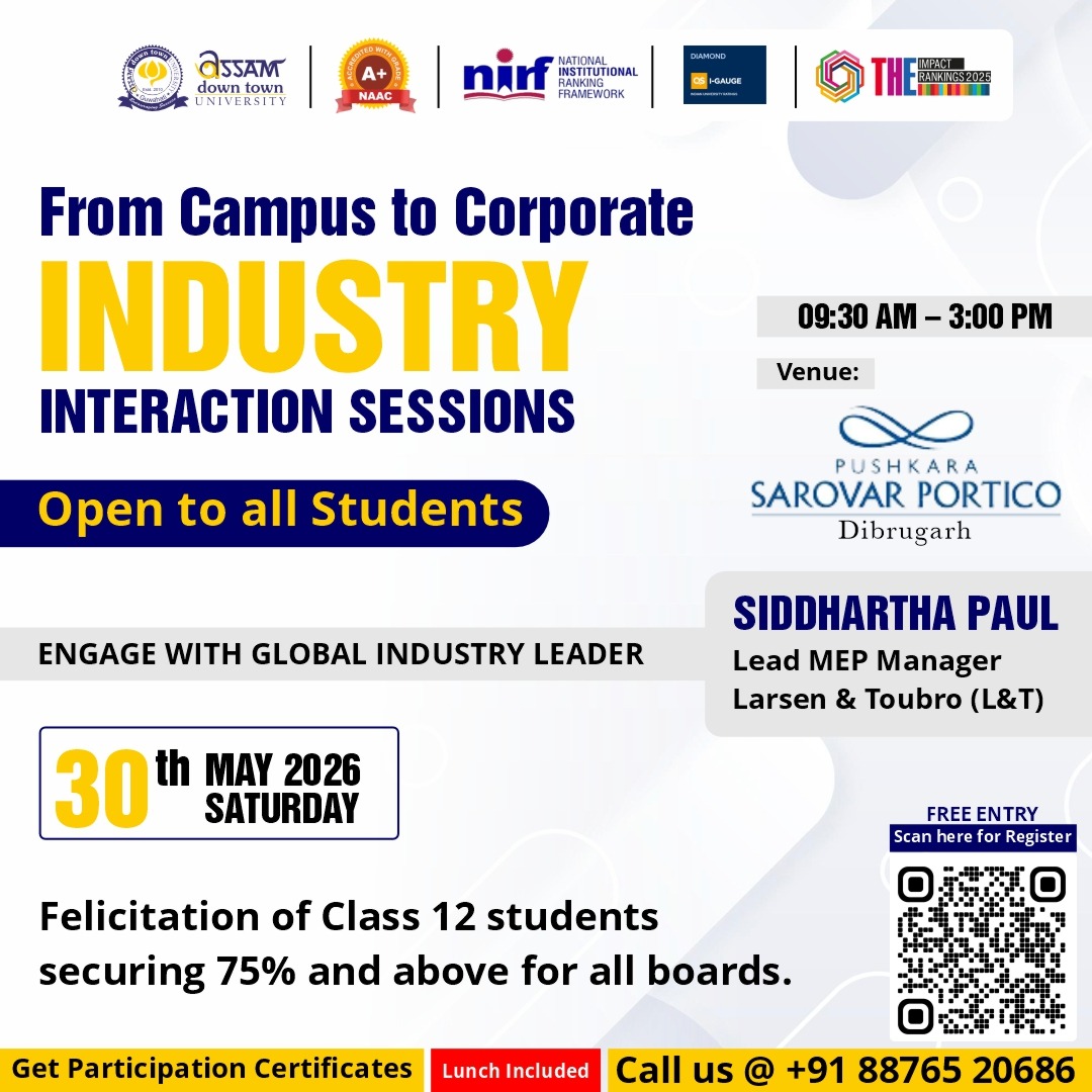Assam down town University Facebook ad