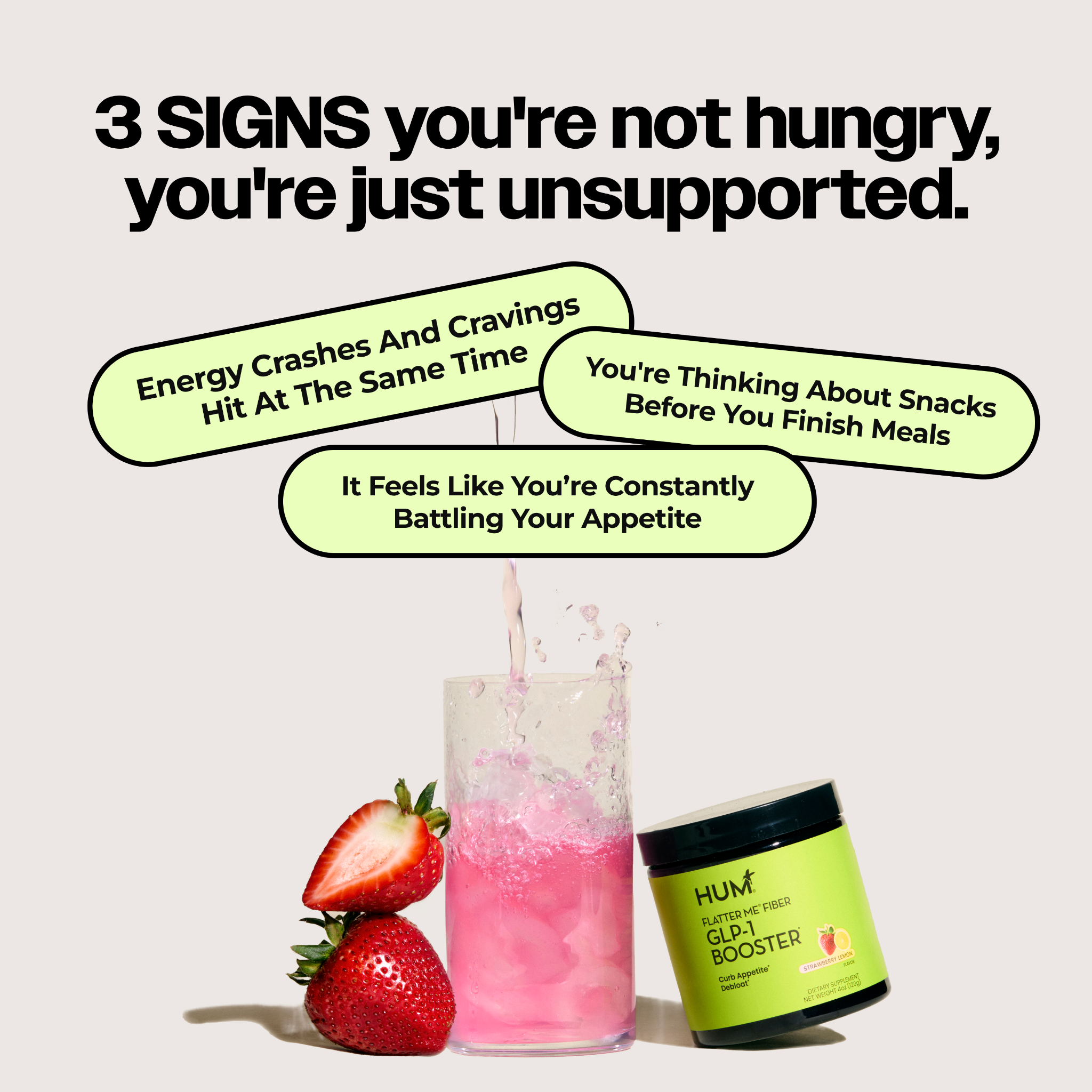 HUM Nutrition Facebook ad