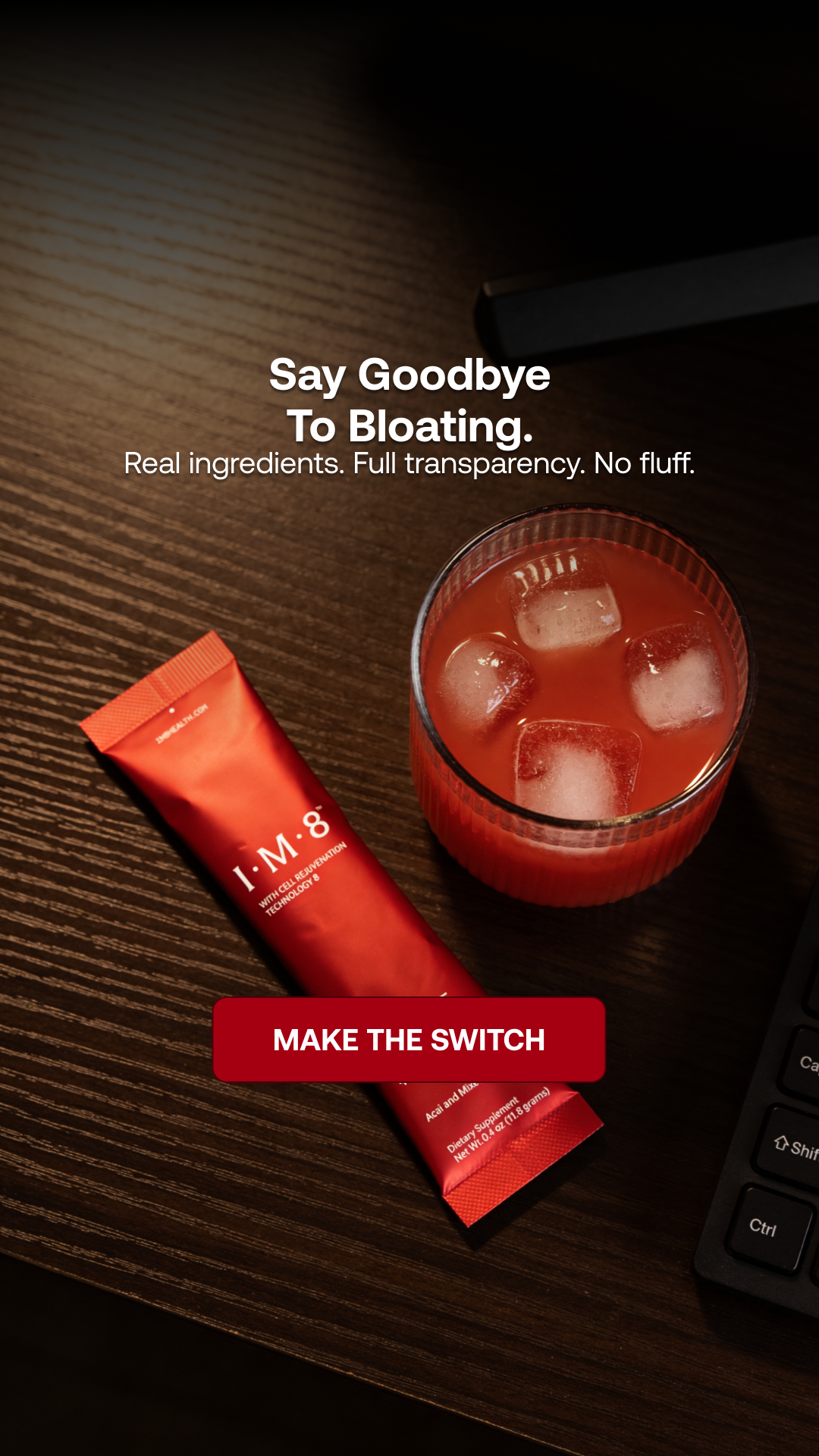 IM8 Health Facebook ad