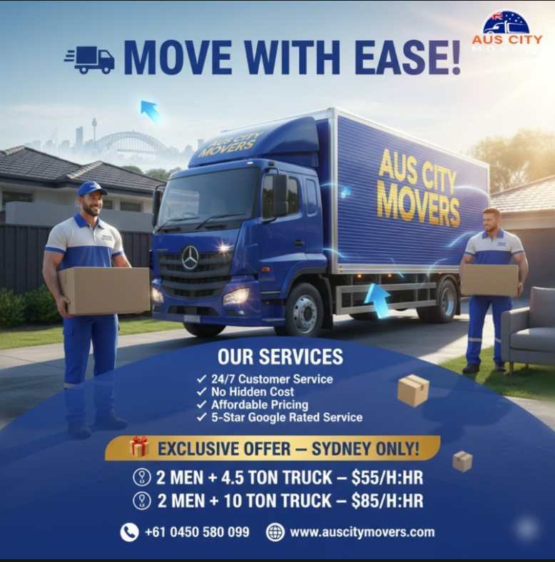 Aus City Movers Facebook ad: Exclusive DISCOUNT, Limited Time!