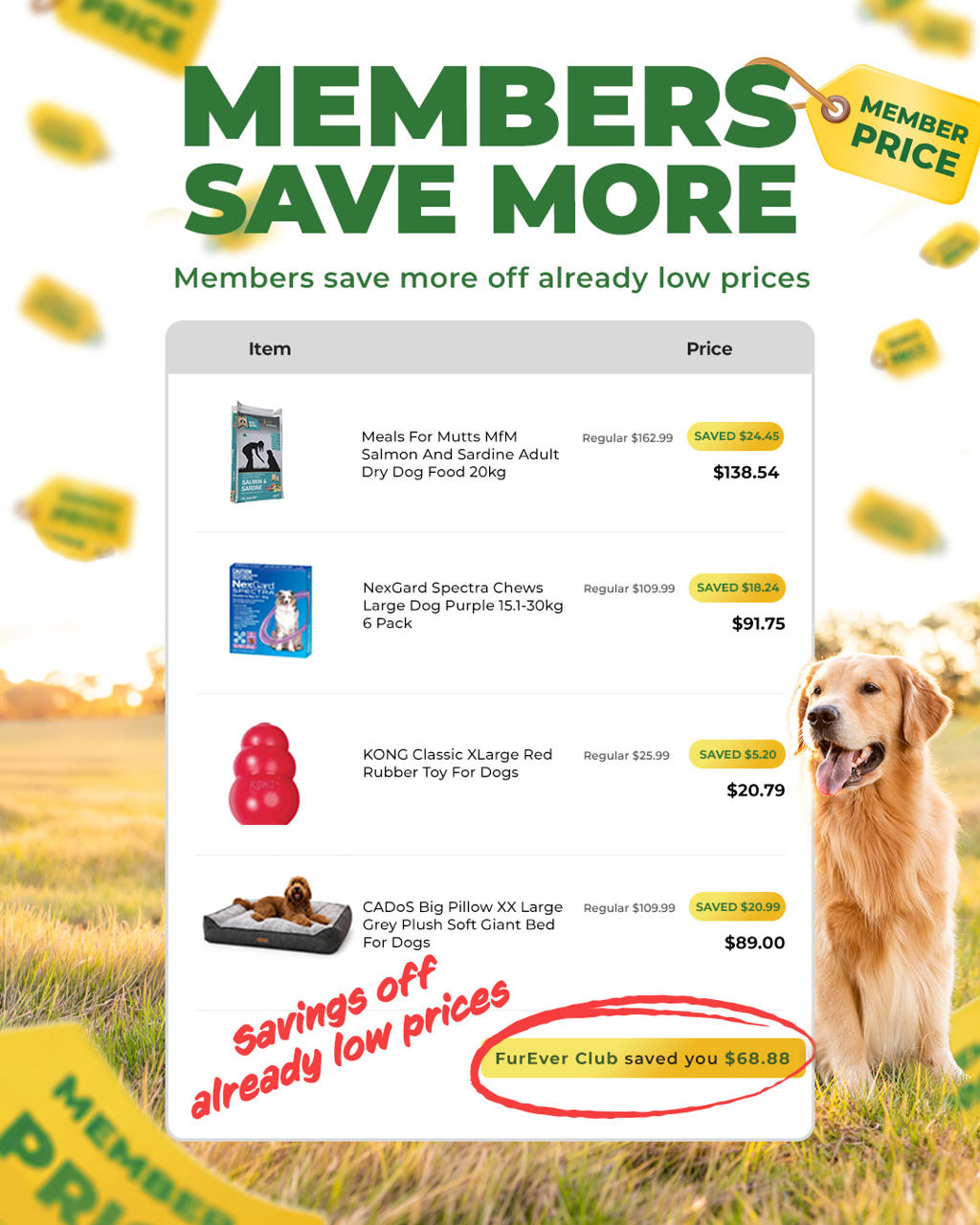 Budget Pet Products Facebook ad