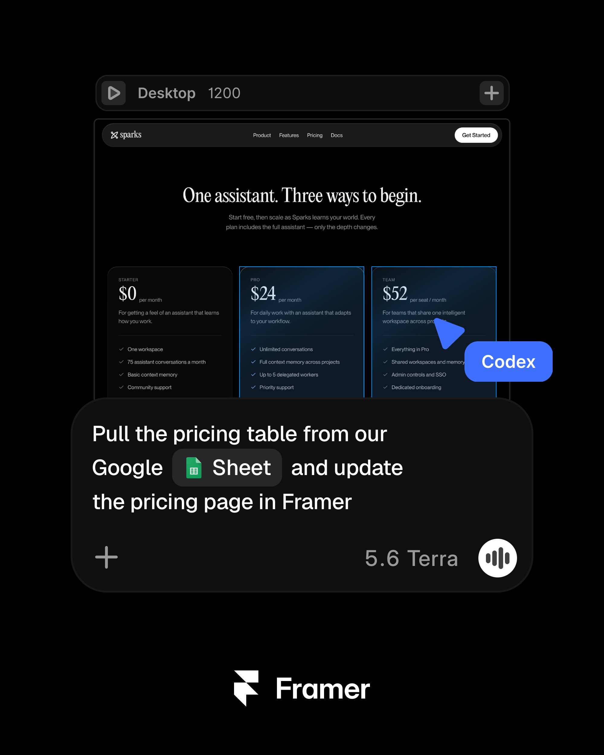 Framer Facebook ad