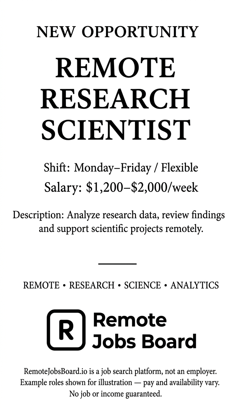Remote Jobs Board - Work From Anywhere Facebook ad