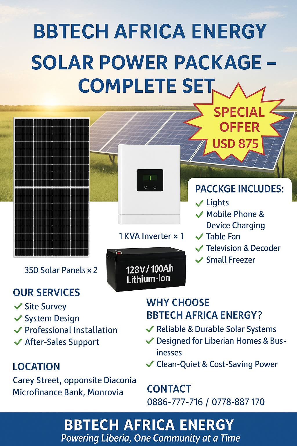 Bbtech Africa Energy Facebook ad
