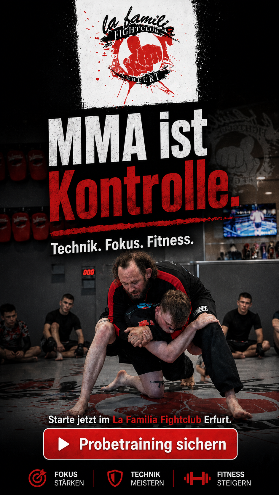 La familia Fightclub Erfurt Facebook ad