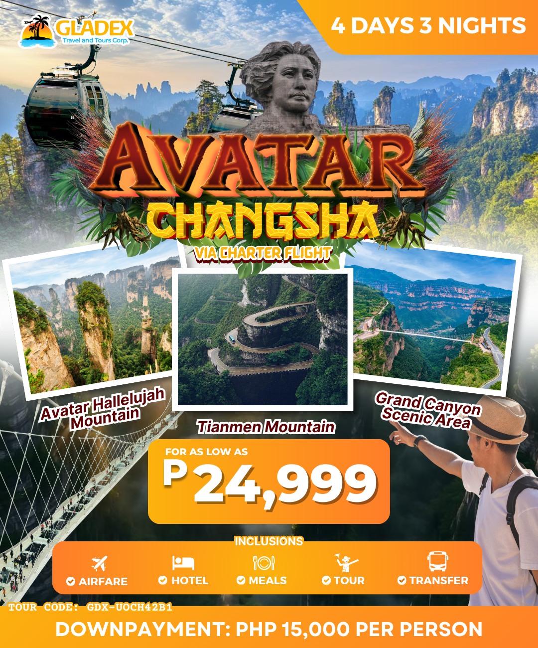 Gladex Travel & Tours Facebook ad
