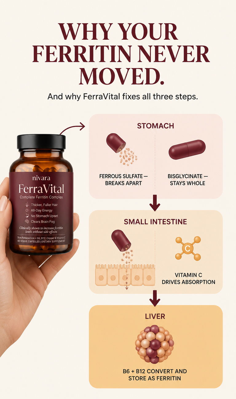 Hair Loss & Iron Deficiency Facebook ad