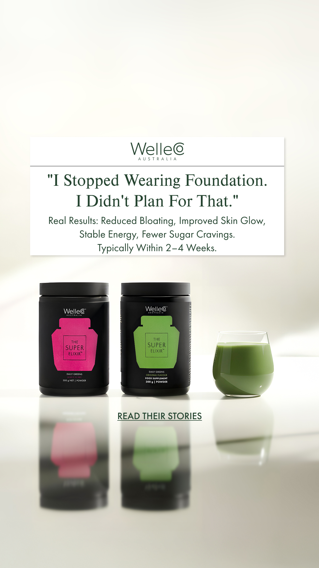 WelleCo Facebook ad