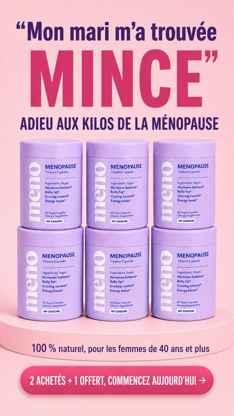 Menopause Weightloss Secrets Facebook ad