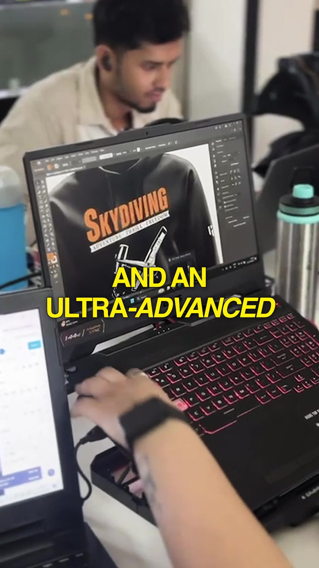 Deployed.store Facebook ad: Premium Custom Apparel, for Teams, Events & Corporates