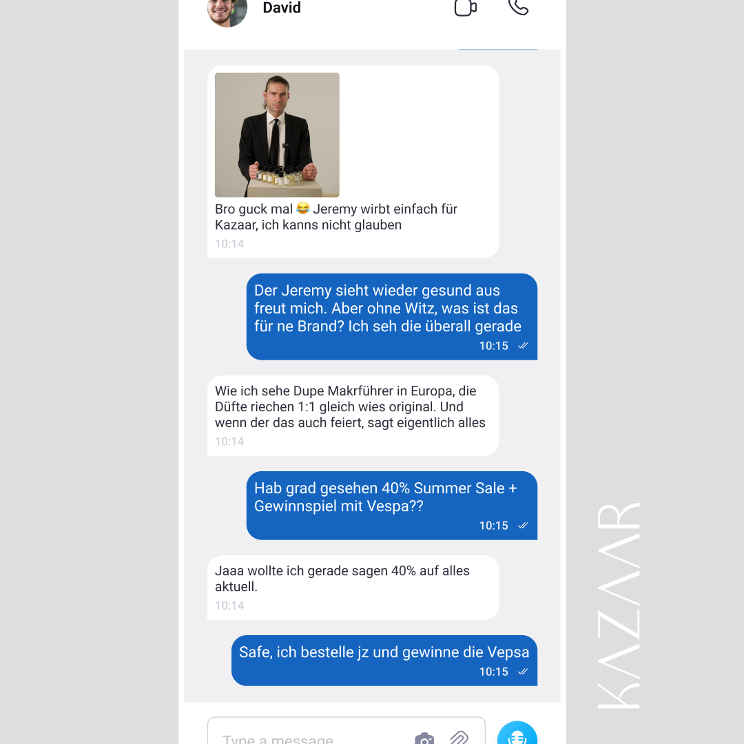 Kazaar Facebook ad