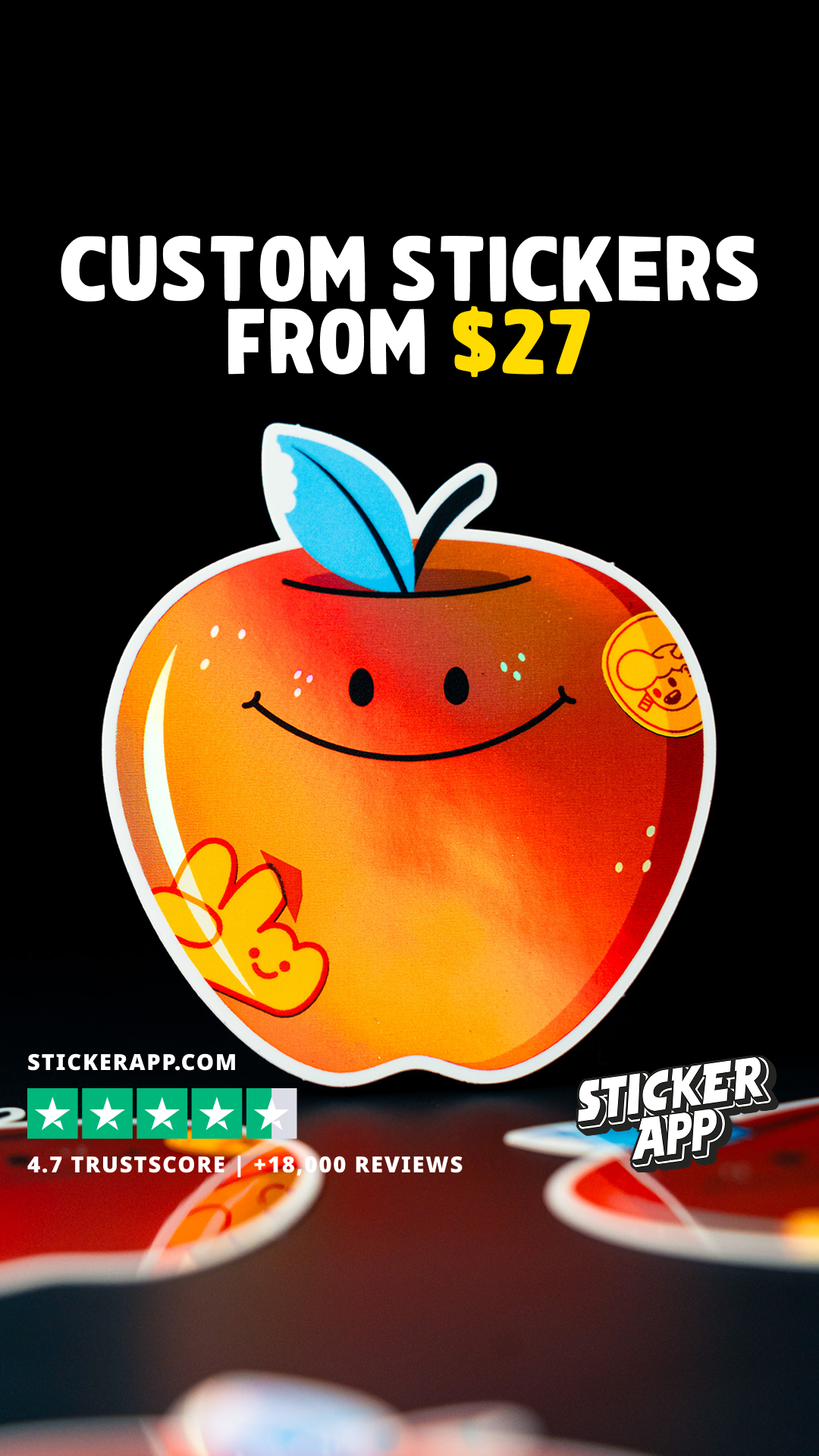StickerApp Facebook ad