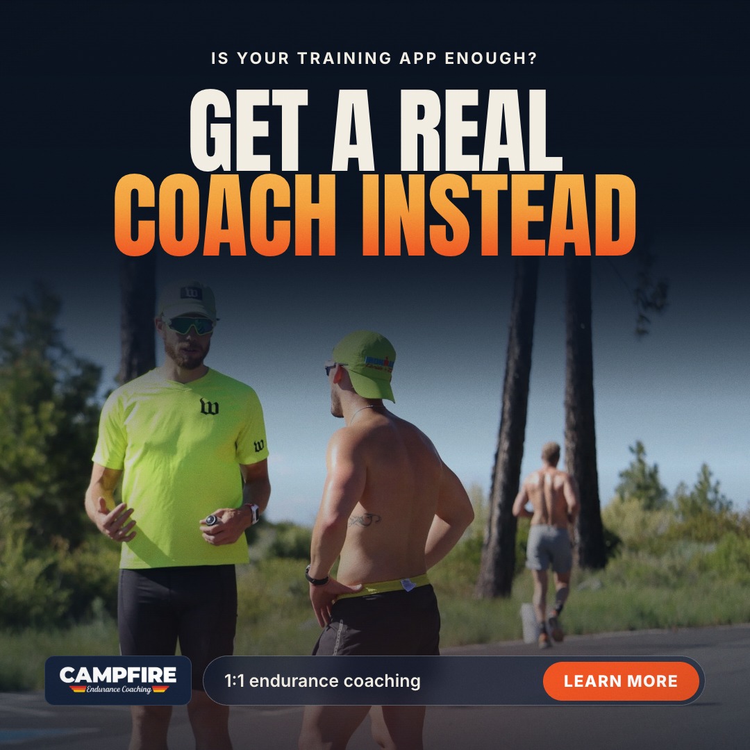 Campfire Endurance Coaching Facebook ad: The Coach You Keep
