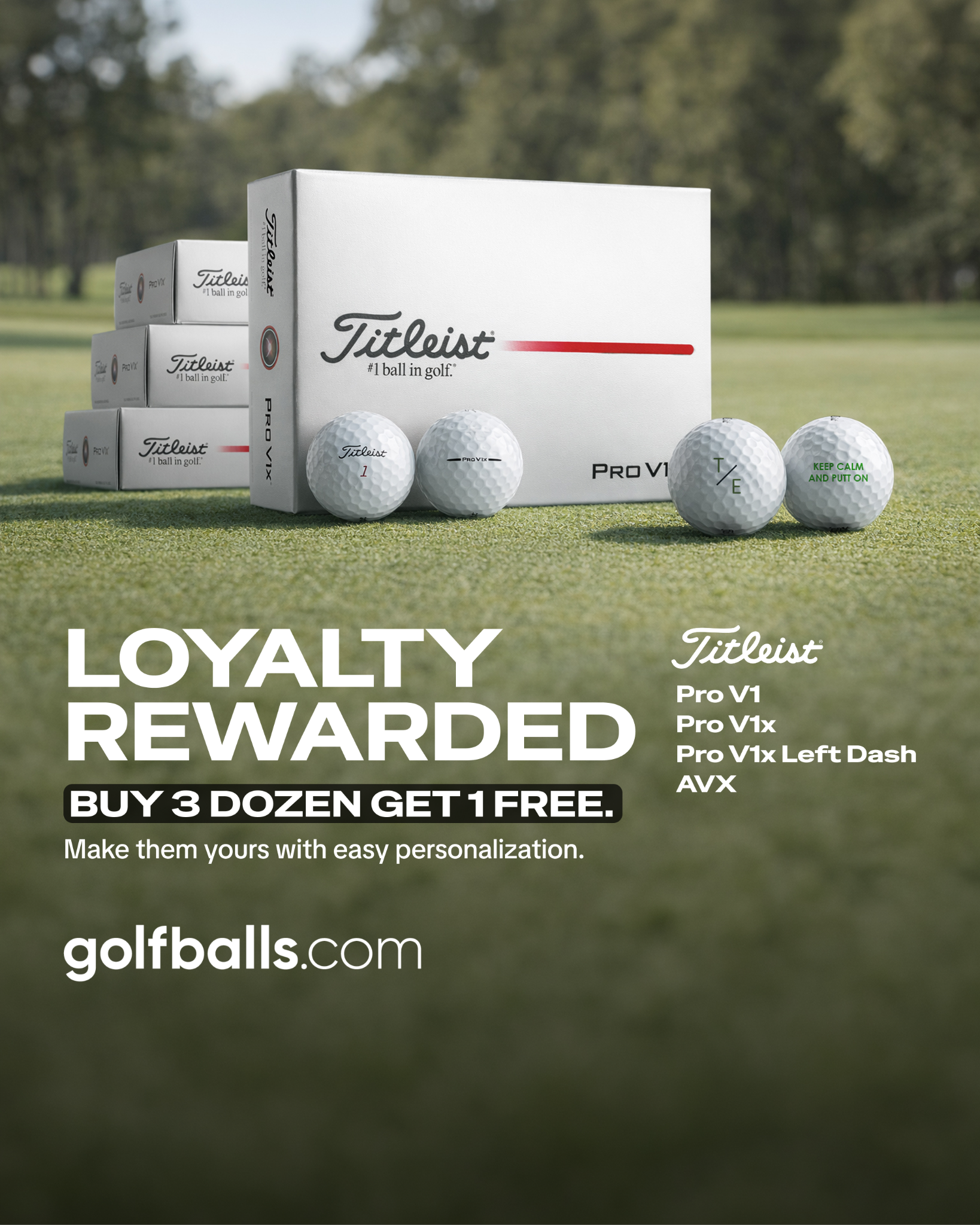 Golfballs.com Facebook ad