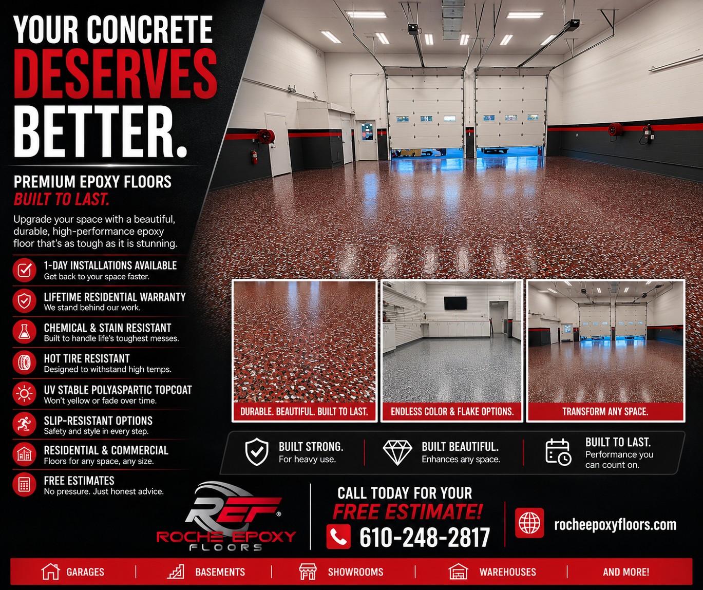 Roche Epoxy Floors Facebook ad