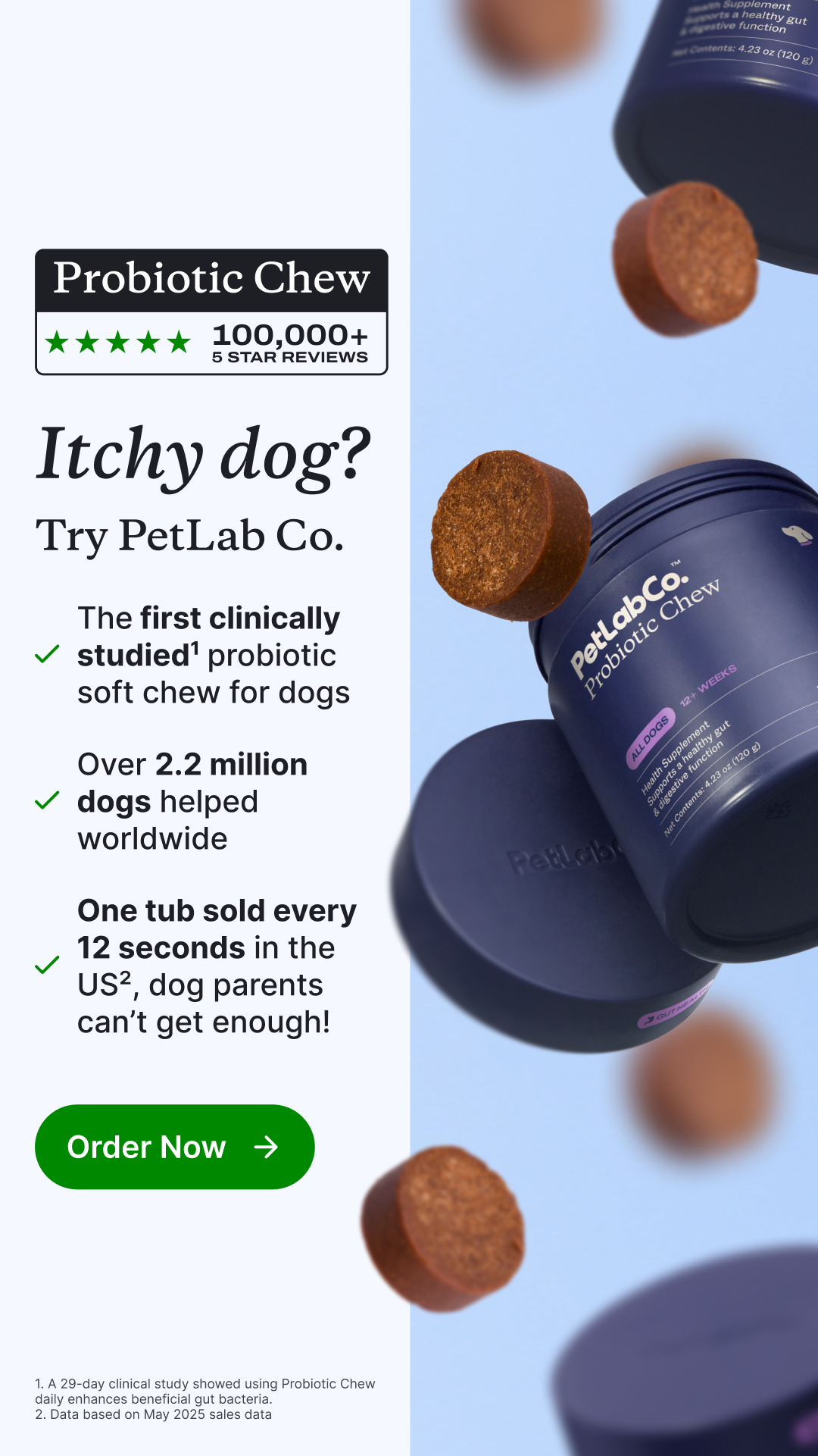 PetLab Co. Facebook ad
