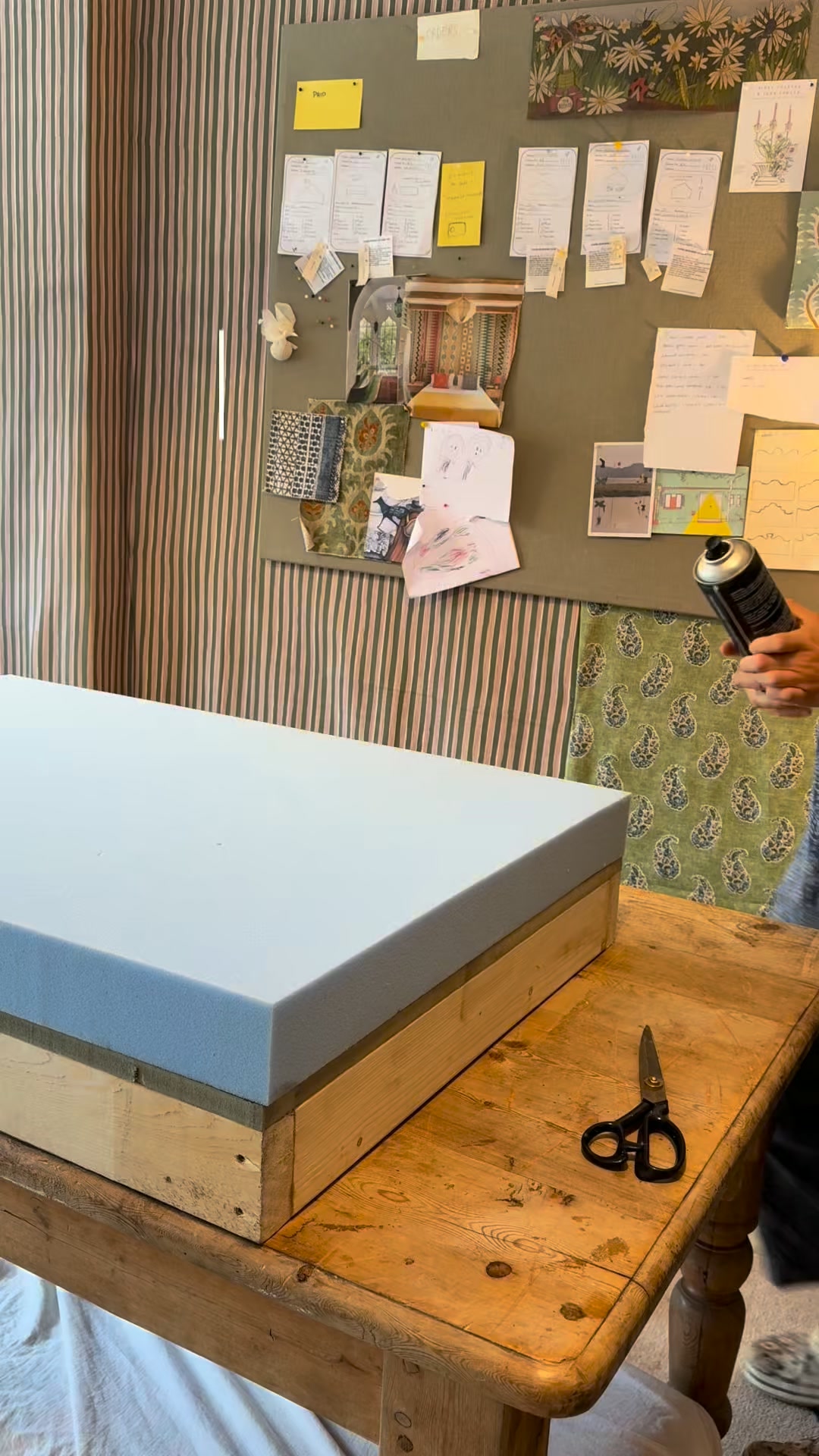 Pucci Upholstery Facebook ad: Learn to make a footstool from start to finish with my…