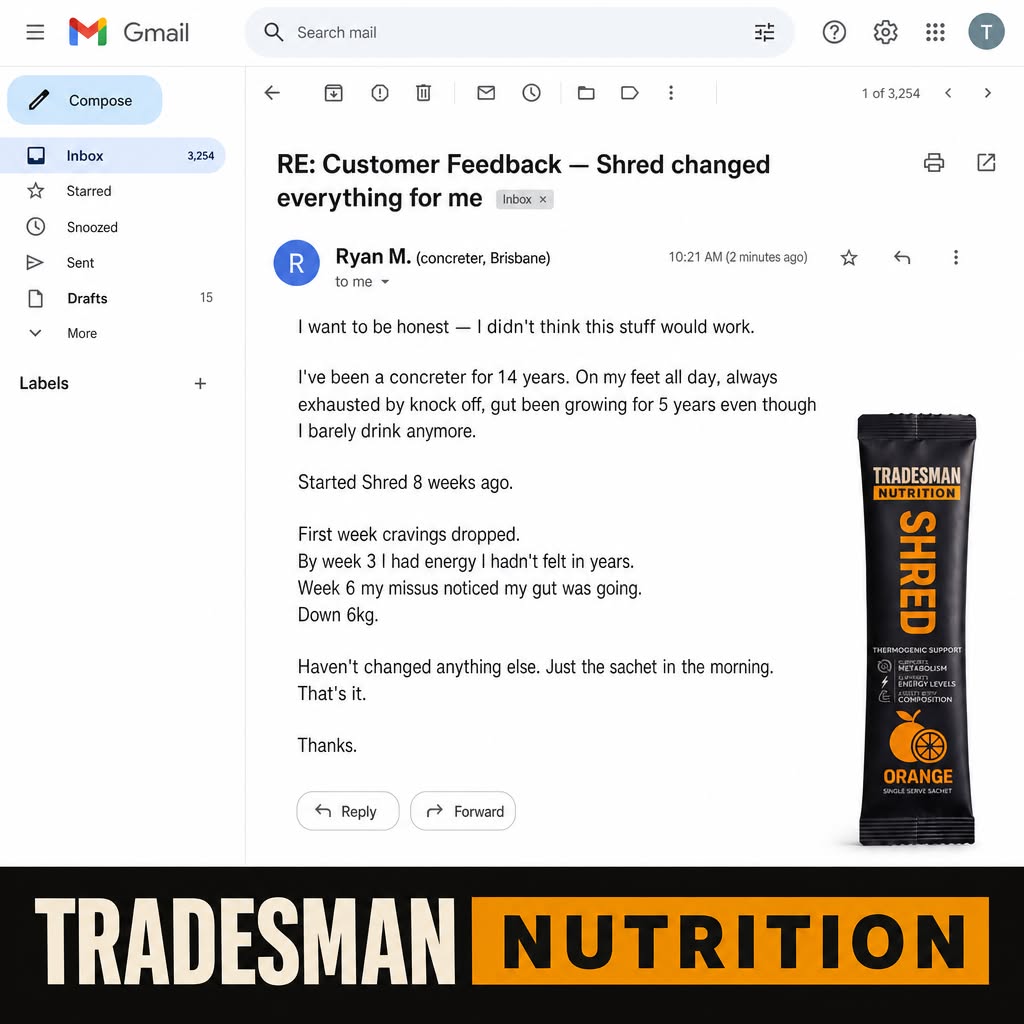 Tradesman Nutrition Facebook ad