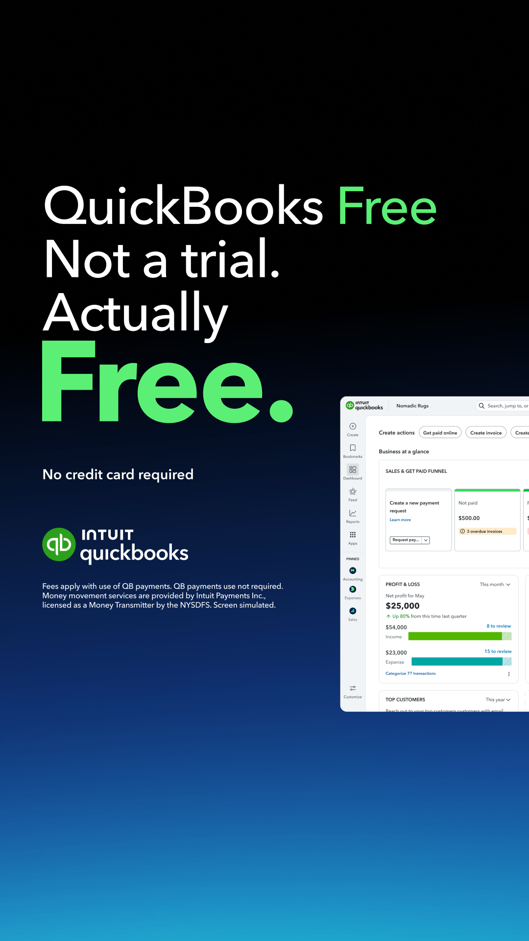 Intuit QuickBooks Facebook ad