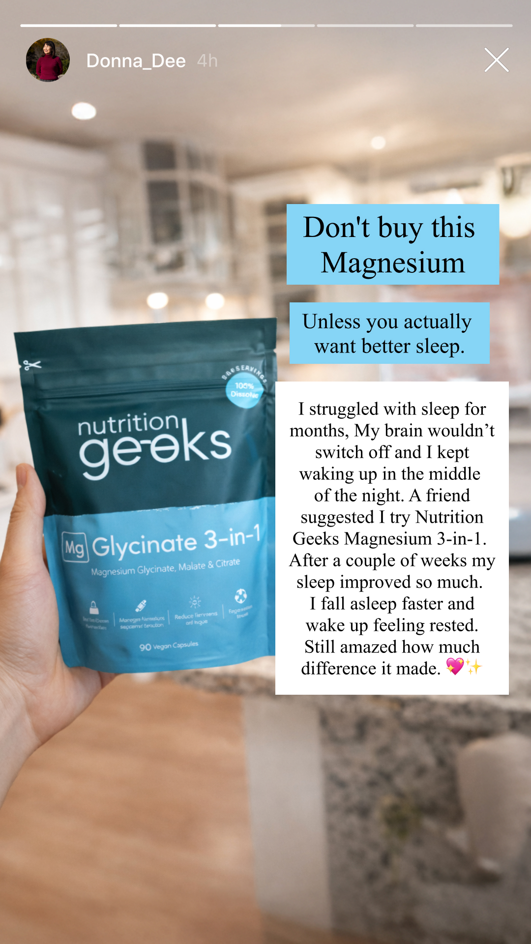 Nutrition Geeks Facebook ad