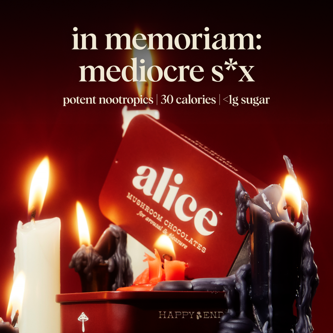 Alice Mushrooms Facebook ad
