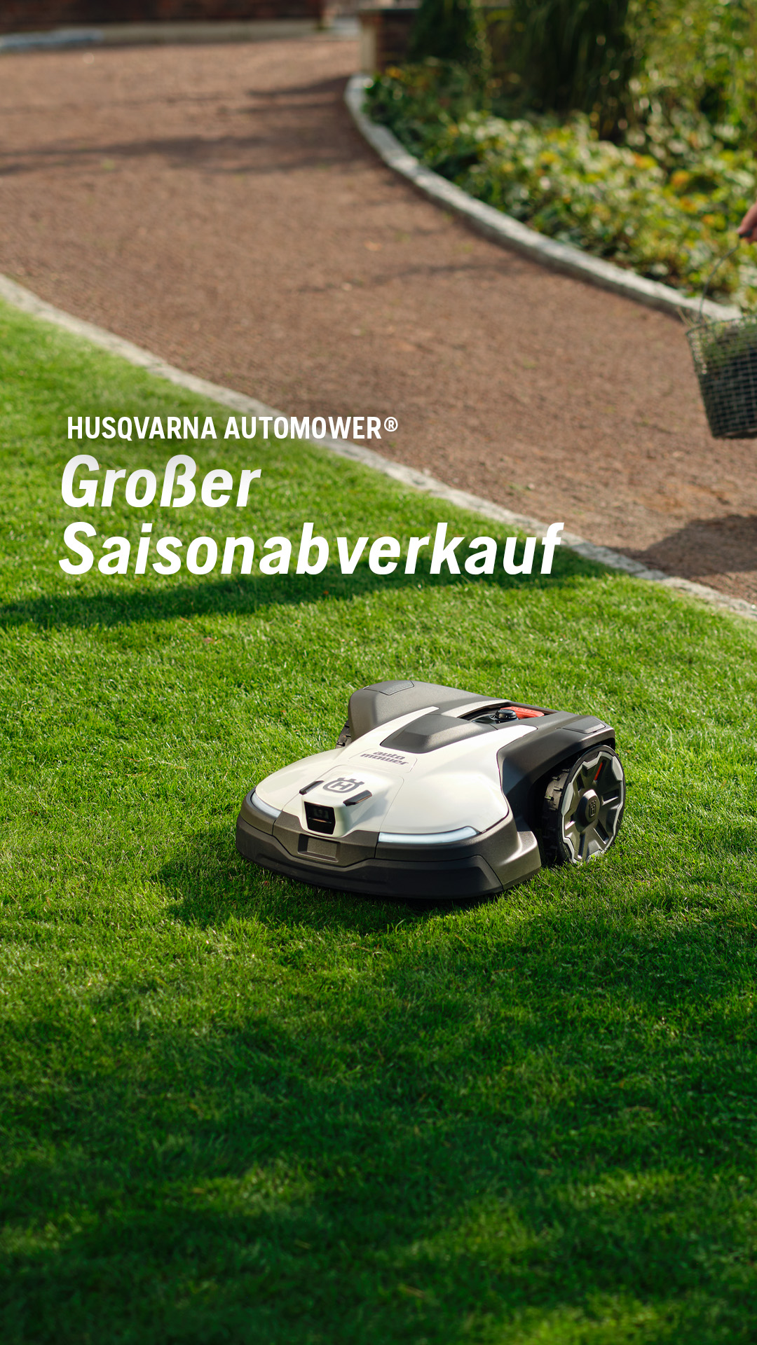 Husqvarna Facebook ad: Mähroboter für Privatanwender