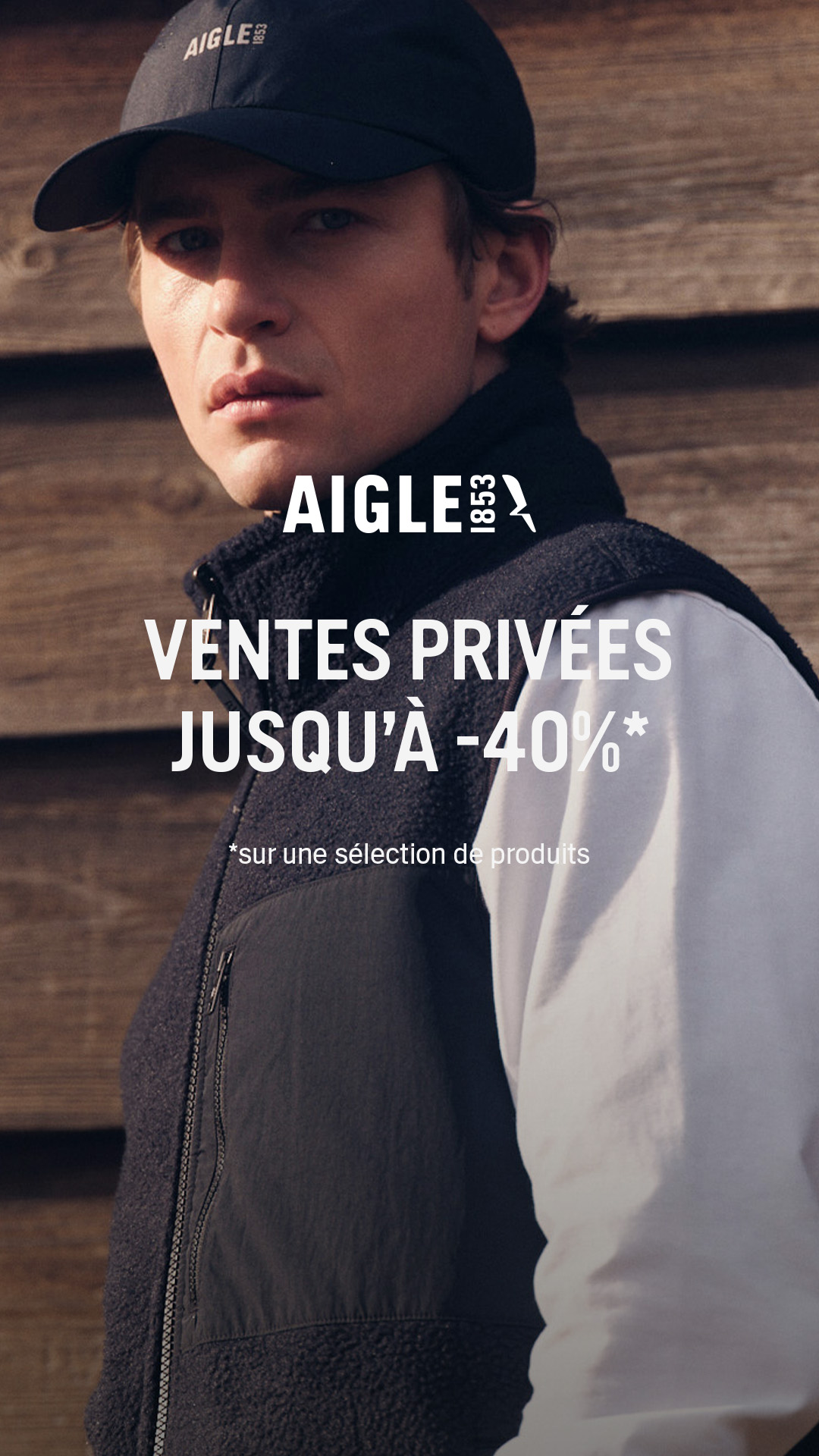 Aigle Facebook ad: Ventes Privées