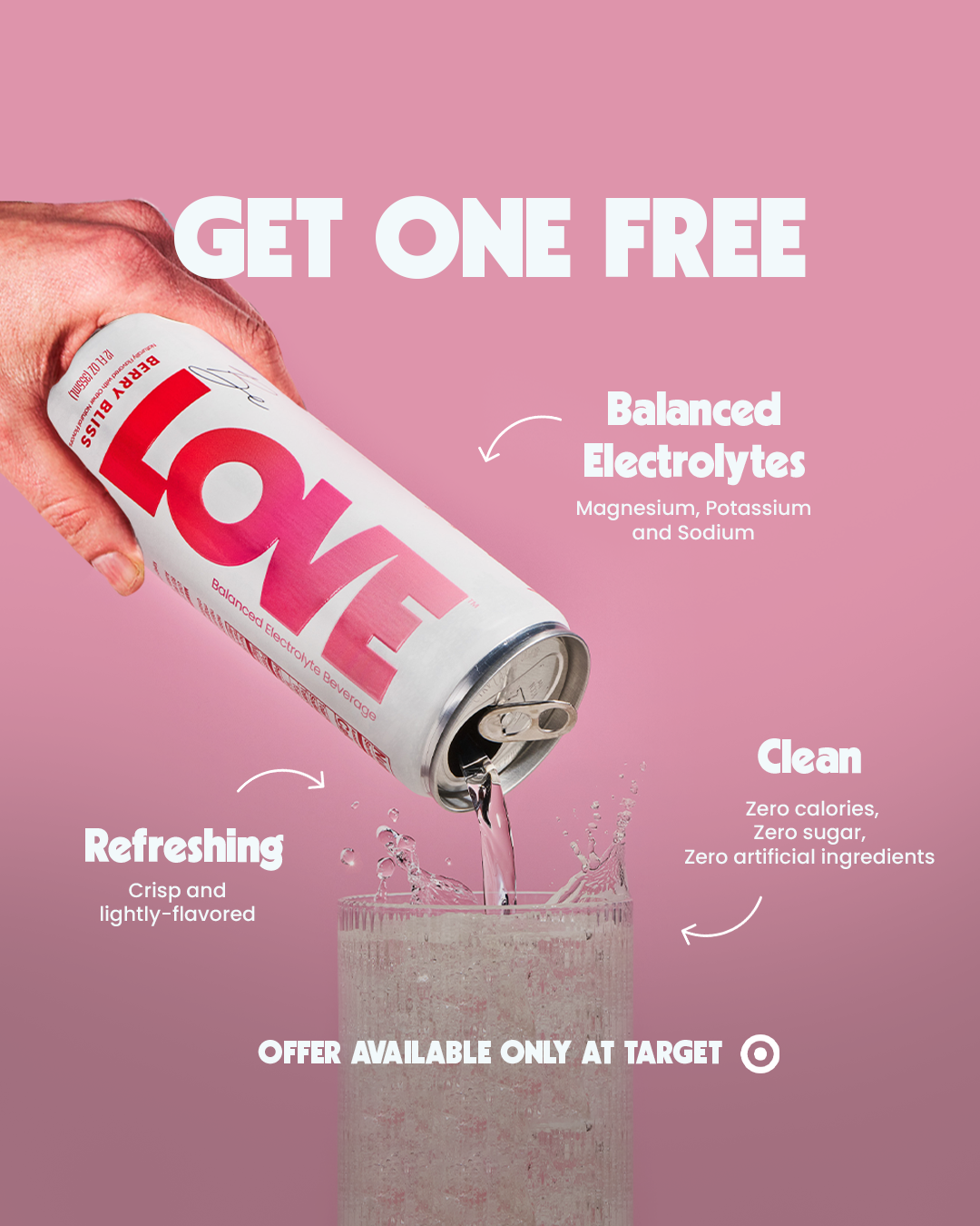 Drink Love Facebook ad