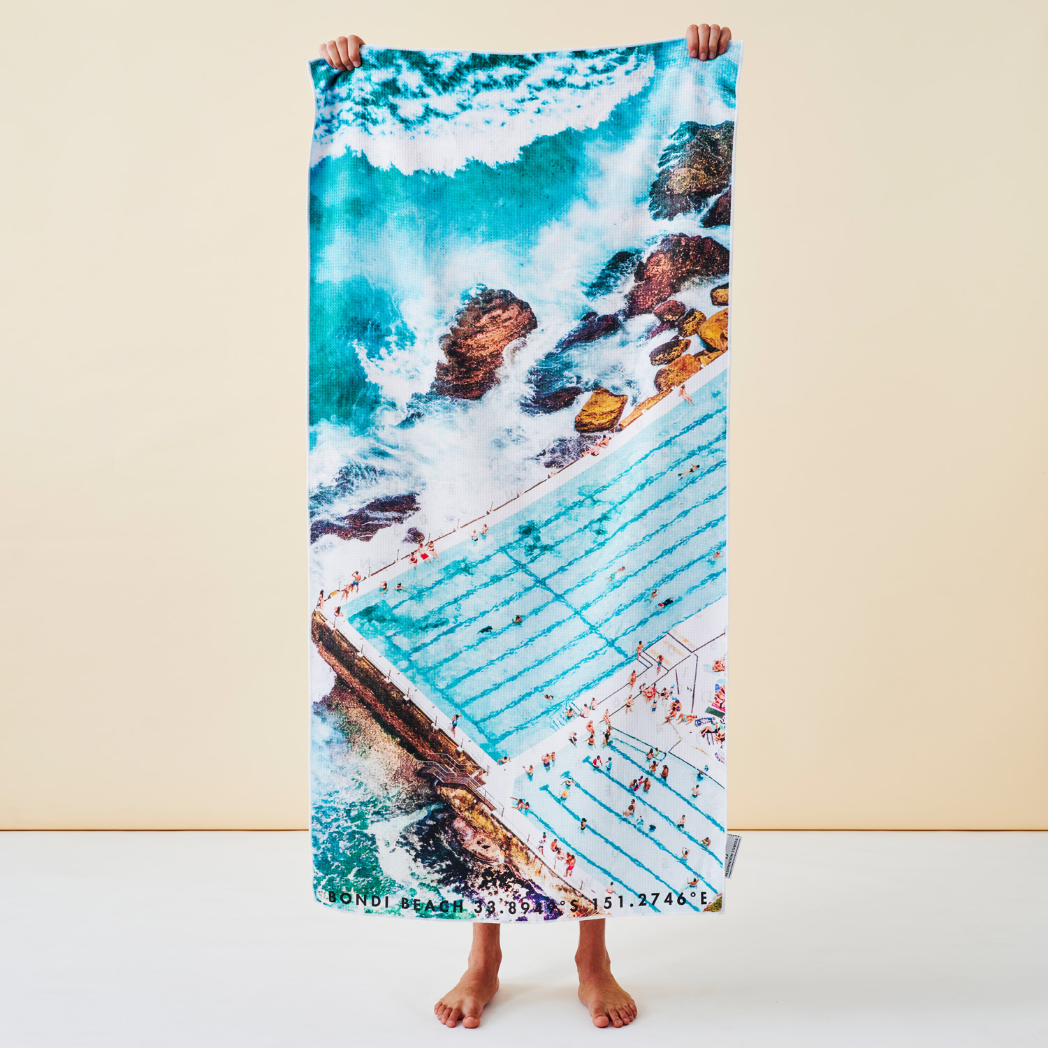 Destination Towels Facebook ad: Created by Bondi lifeguard