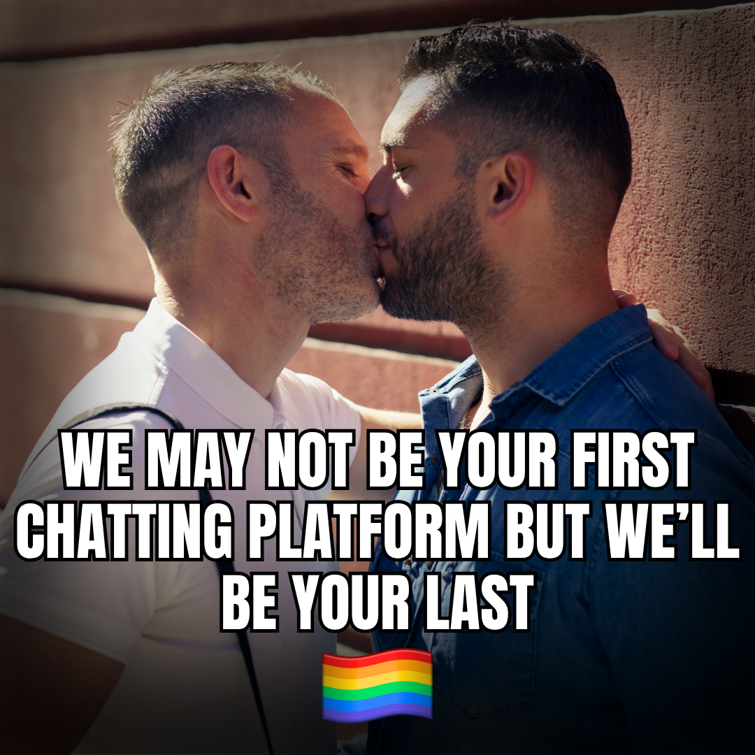 Quick Flirt Near You Facebook ad: Secure Private Chat for LGBT Men 45+
