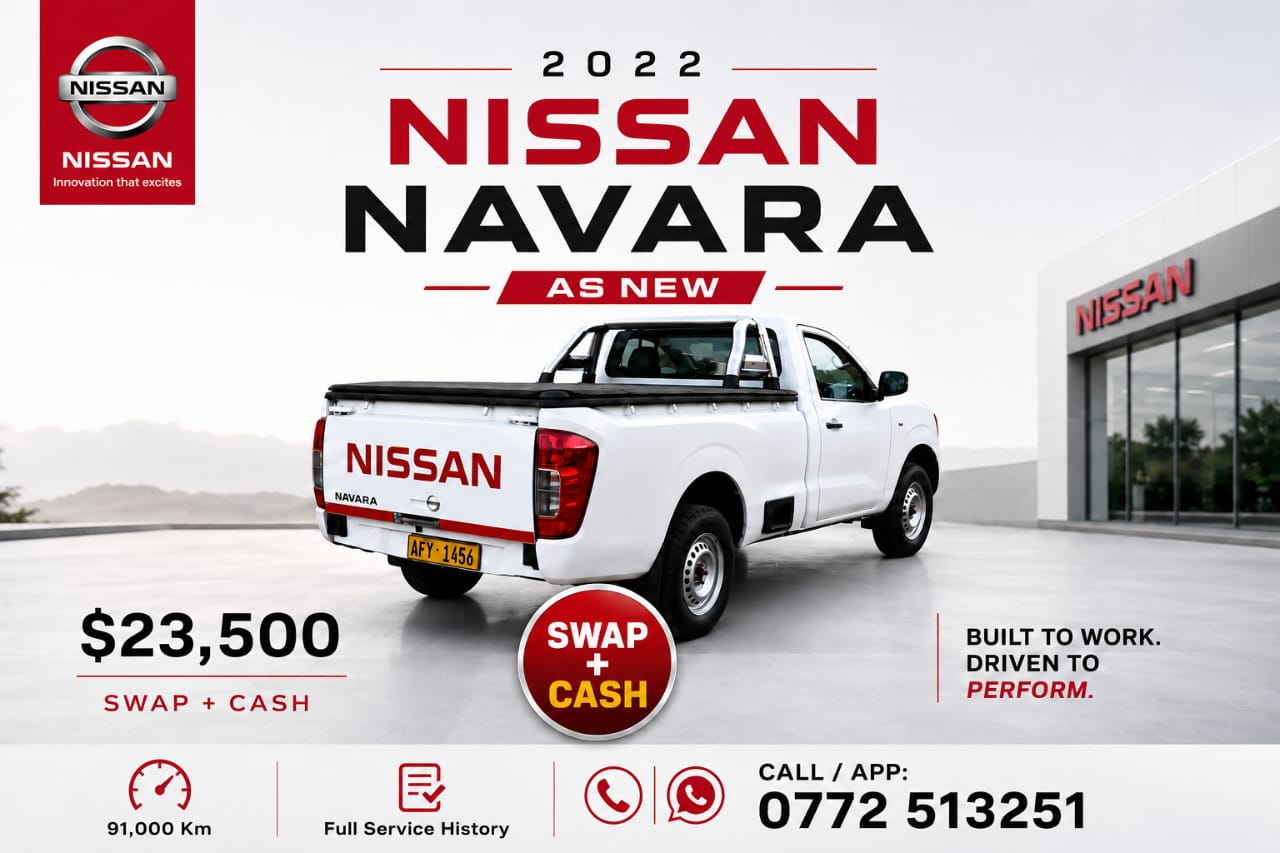 Zimbabwe Online Classifieds Adverts Facebook ad: Full Service History @ Nissan Clover Leaf
