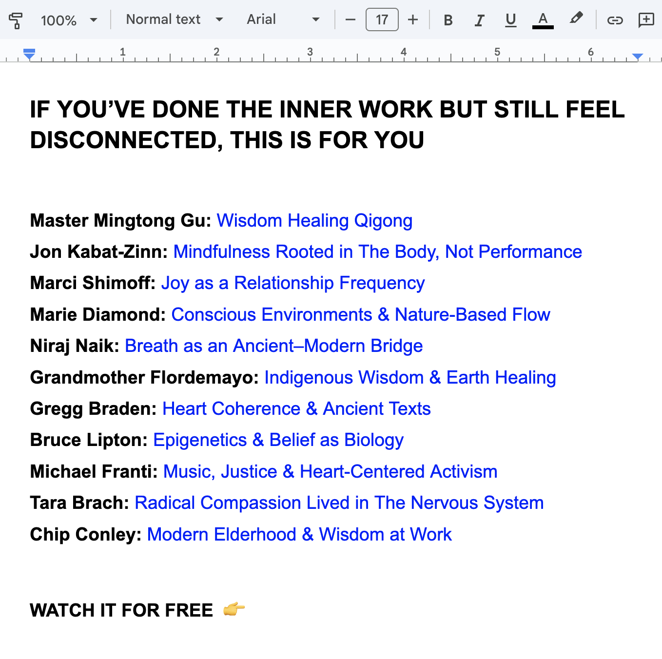 The Chi Center, Wisdom Healing Qigong with Master Mingtong Gu Facebook ad
