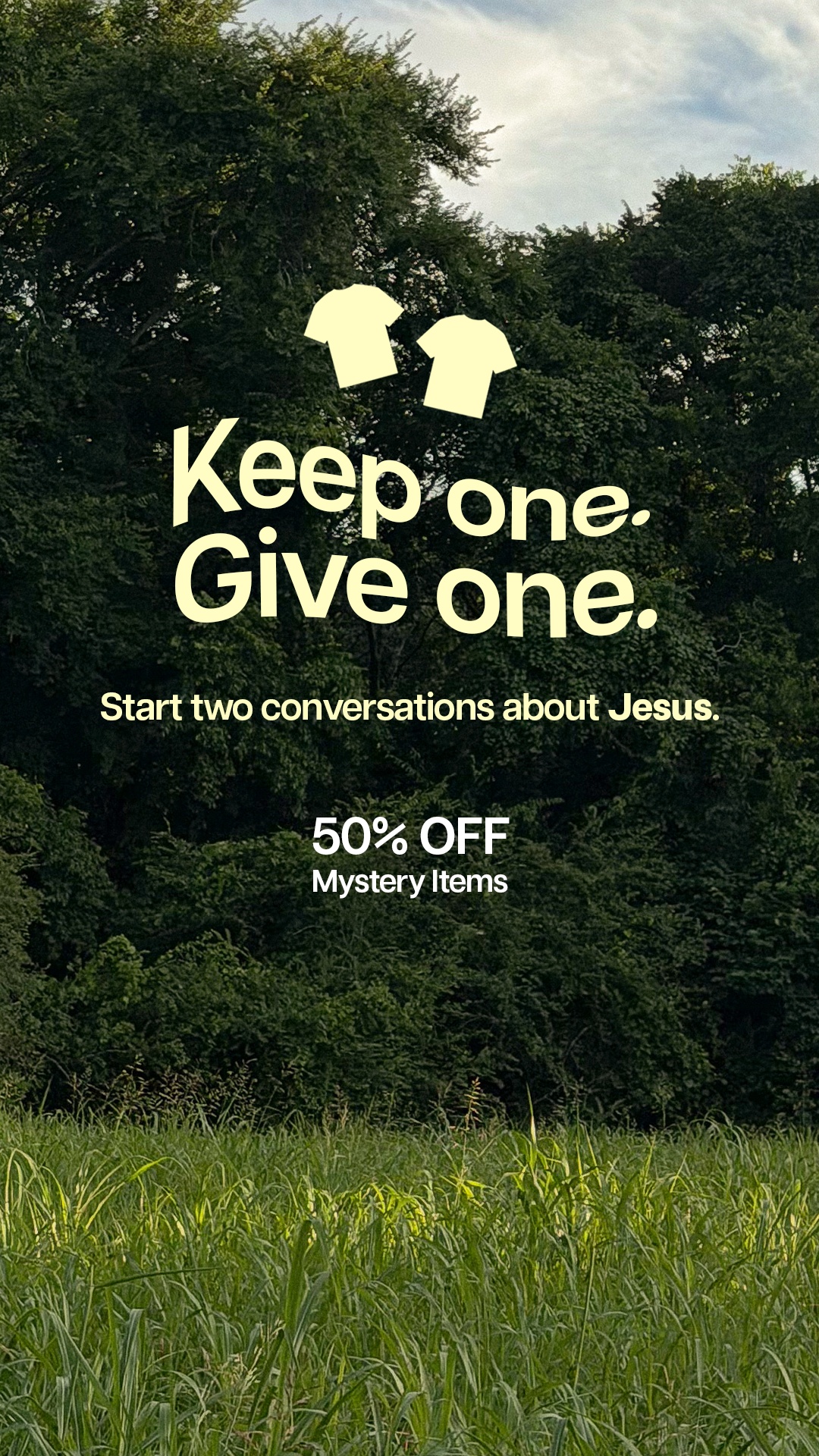 Elevated Faith Facebook ad