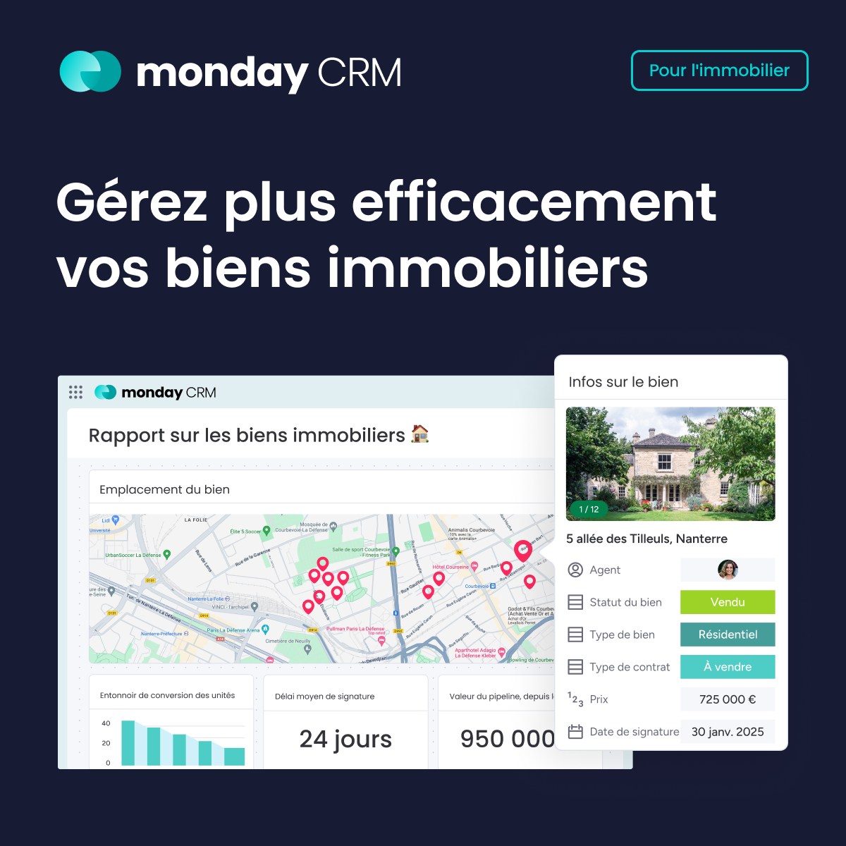monday.com Facebook ad