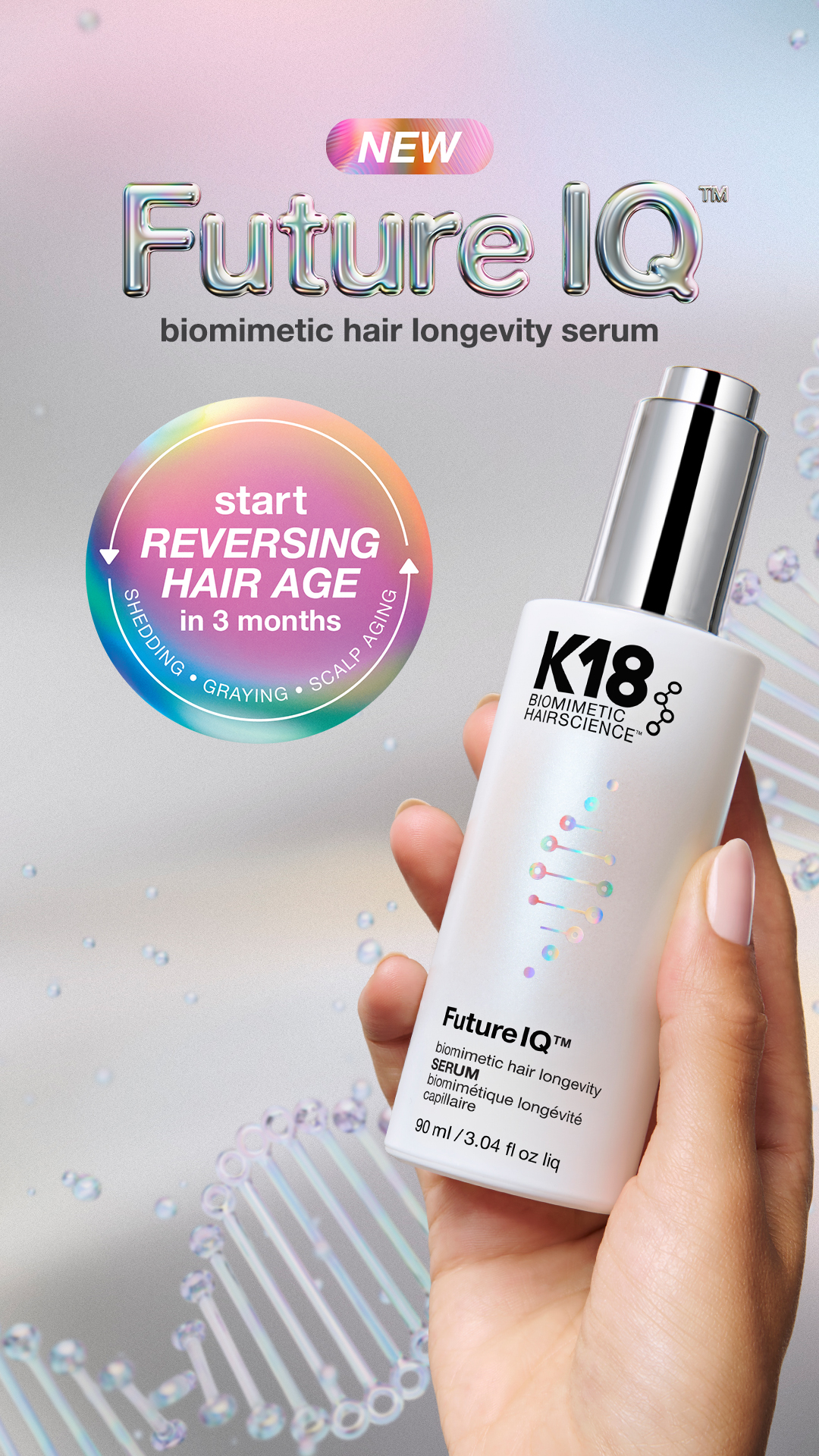 K18 Hair Facebook ad